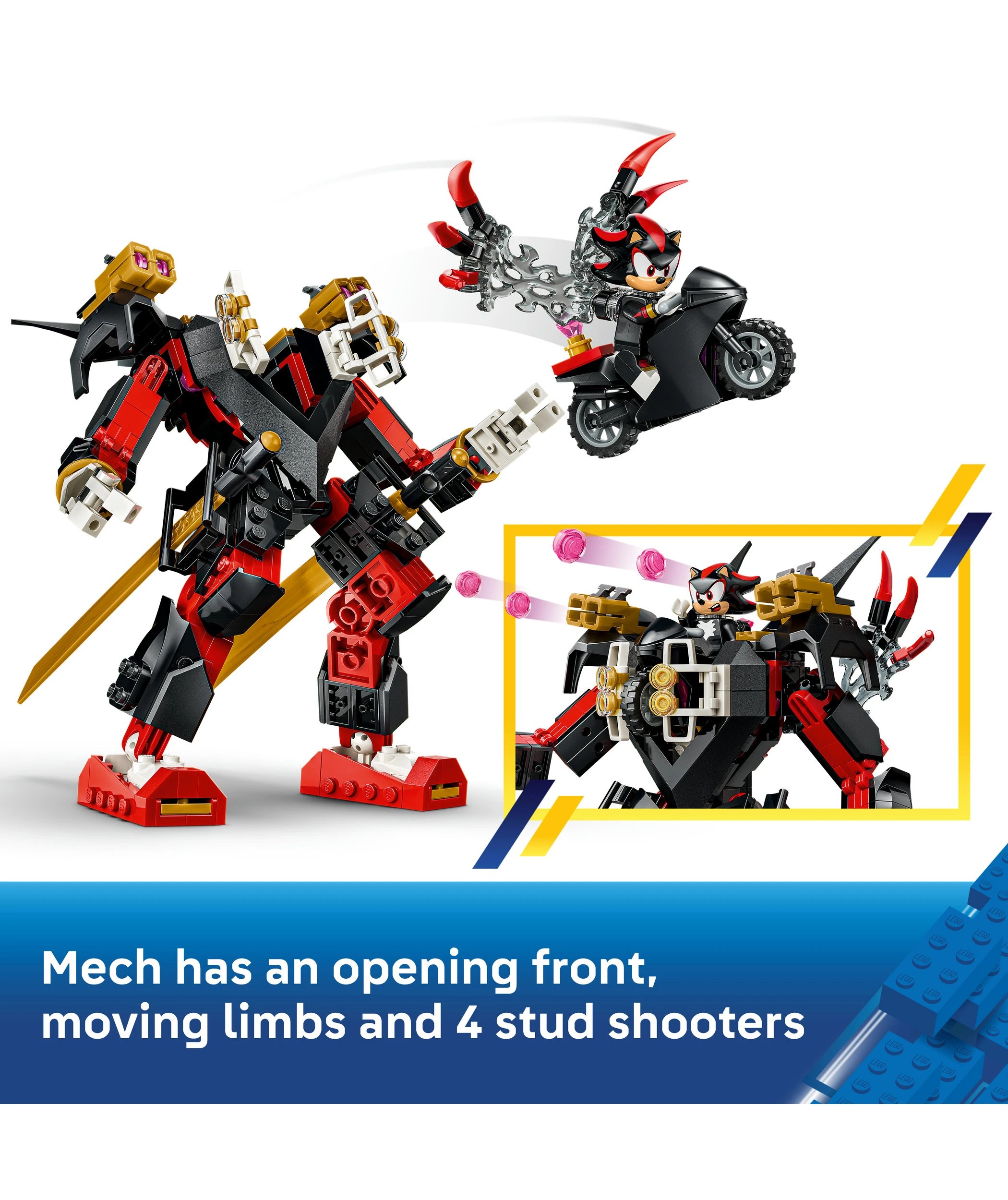 4 LEGO Sonic Shadow's Mech vs. G.U.N. Trooper 77120, 4 of 10