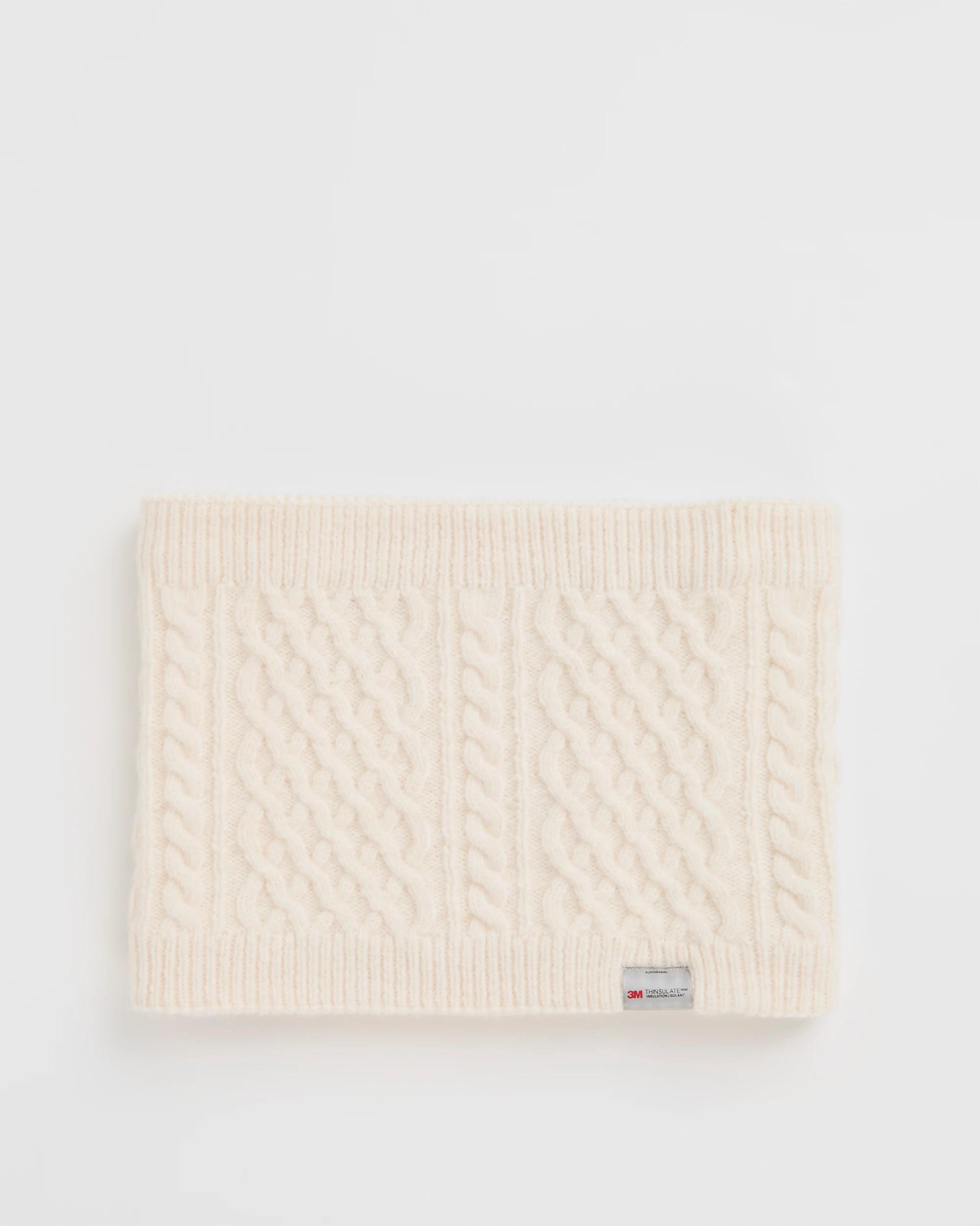 1 Target Woman Thinsulate Cable Knit Snood CREAM, 1 of 2