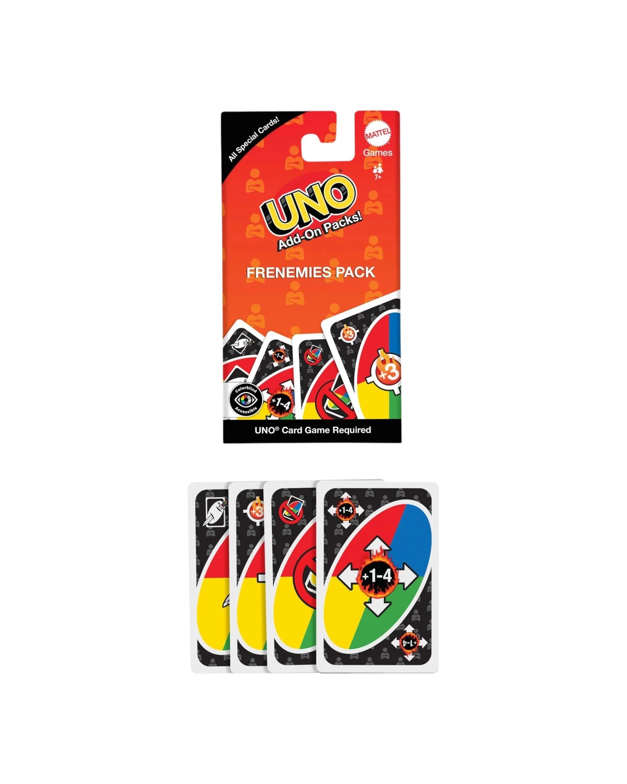 2 UNO Add-On Packs Frenemies Pack Card Game, 2 of 4