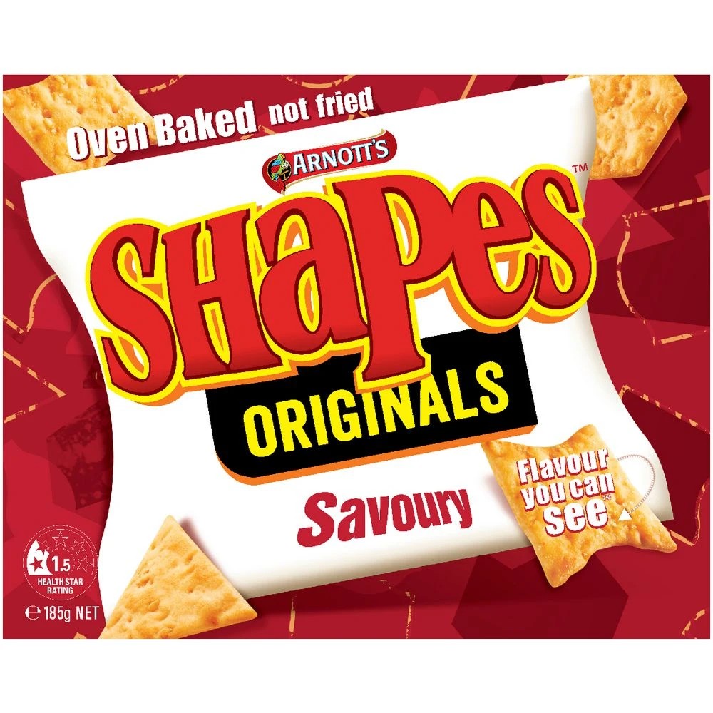 2 Arnott's Savoury Shapes 185g, 2 of 4