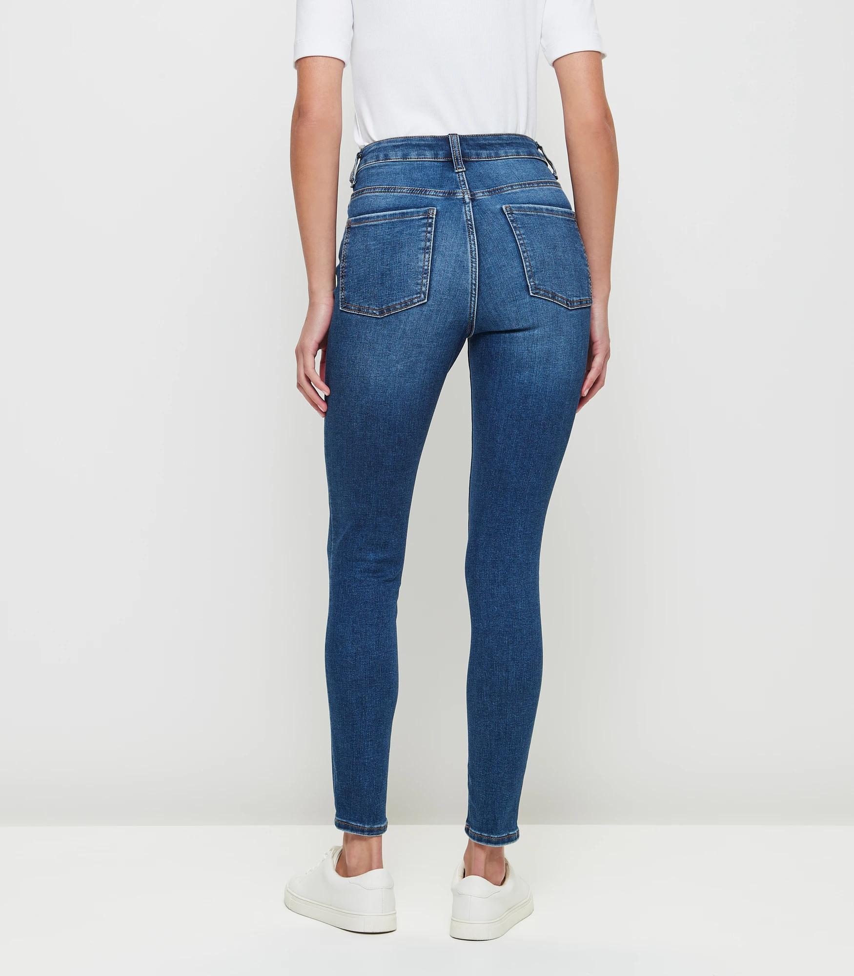 4 Target Sophie Skinny High Rise Ankle Length Denim Jeans MID WASH, 4 of 10