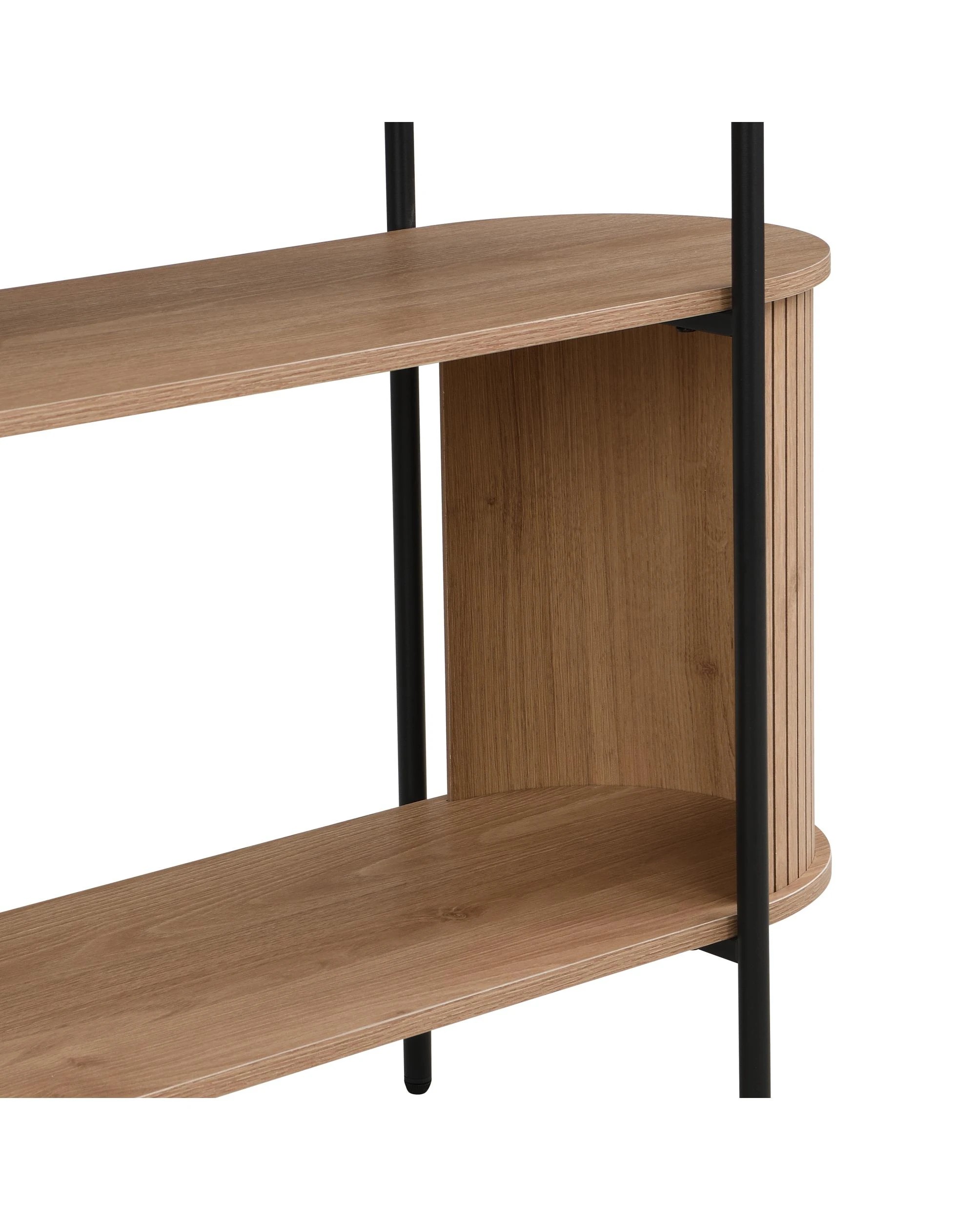 10 Kodu Console Storage 2 Tier Oak - Black, 10 of 10