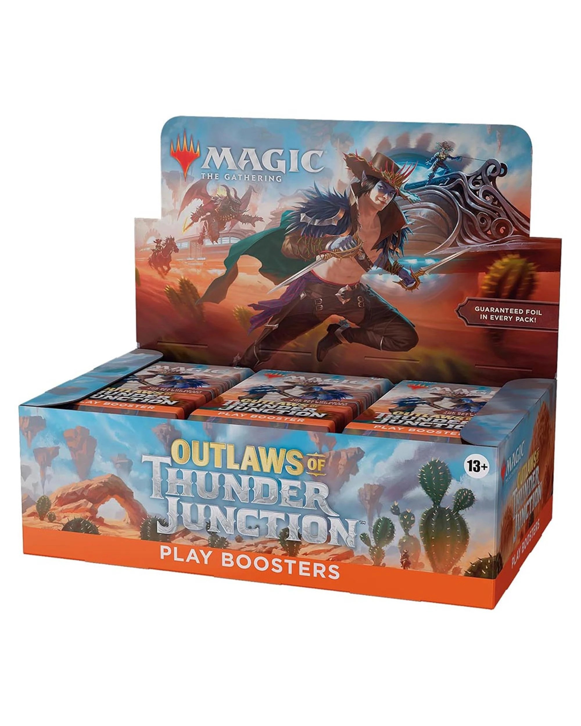 1 Magic The Gathering: Outlaws of Thunder Junction Play Booster Box, 1 of 2