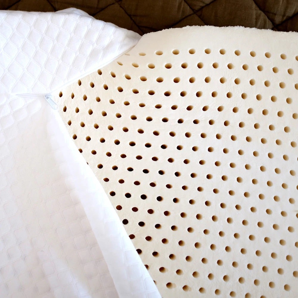 4 Zzz Atelier 2 Pack 100% Natural Latex Contour Pillow - Firm Support - White, 4 of 6