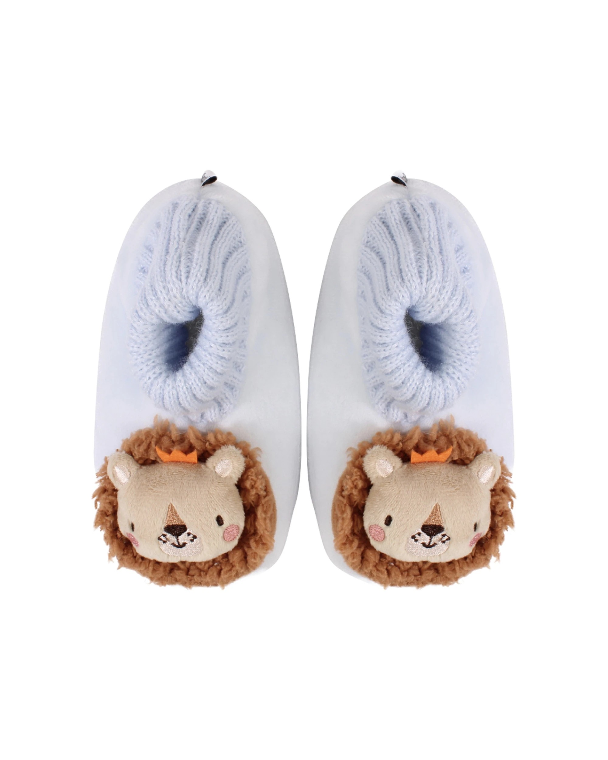 1 Splosh SnuggUps Toddler Animal Lion Slippers Socks Medium - 7 - Multi, 1 of 3