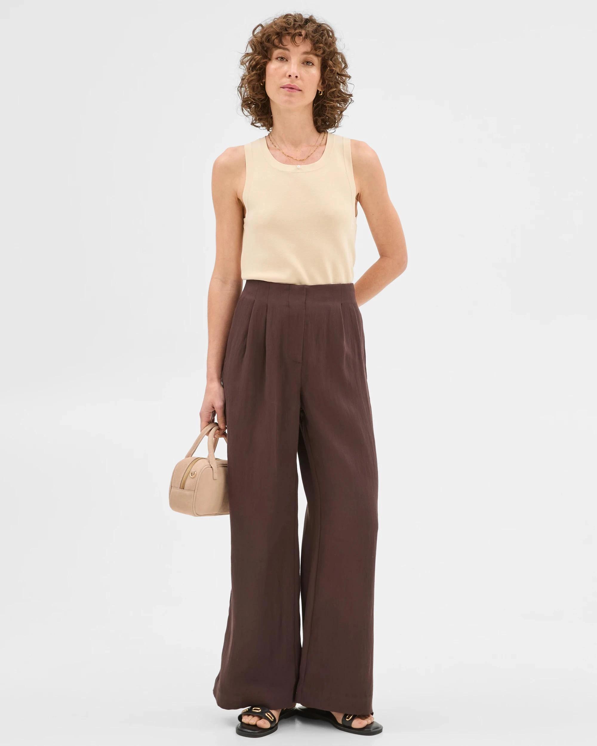 3 Ultimate Milano Sleeveless Tank Top - Preview BUTTER CREAM, 3 of 6