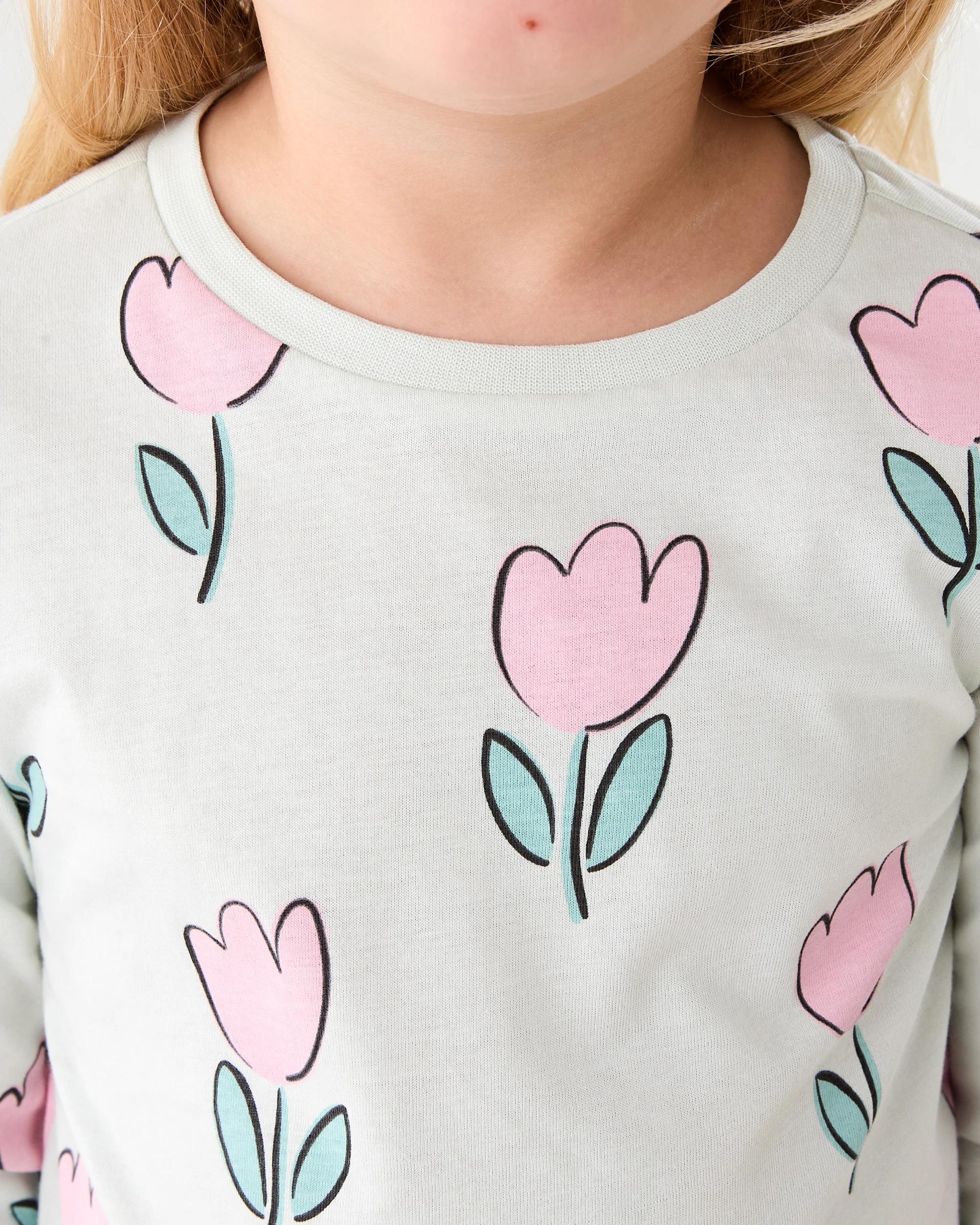 3 Jersey Pyjama Set Grn Tulp, 3 of 6