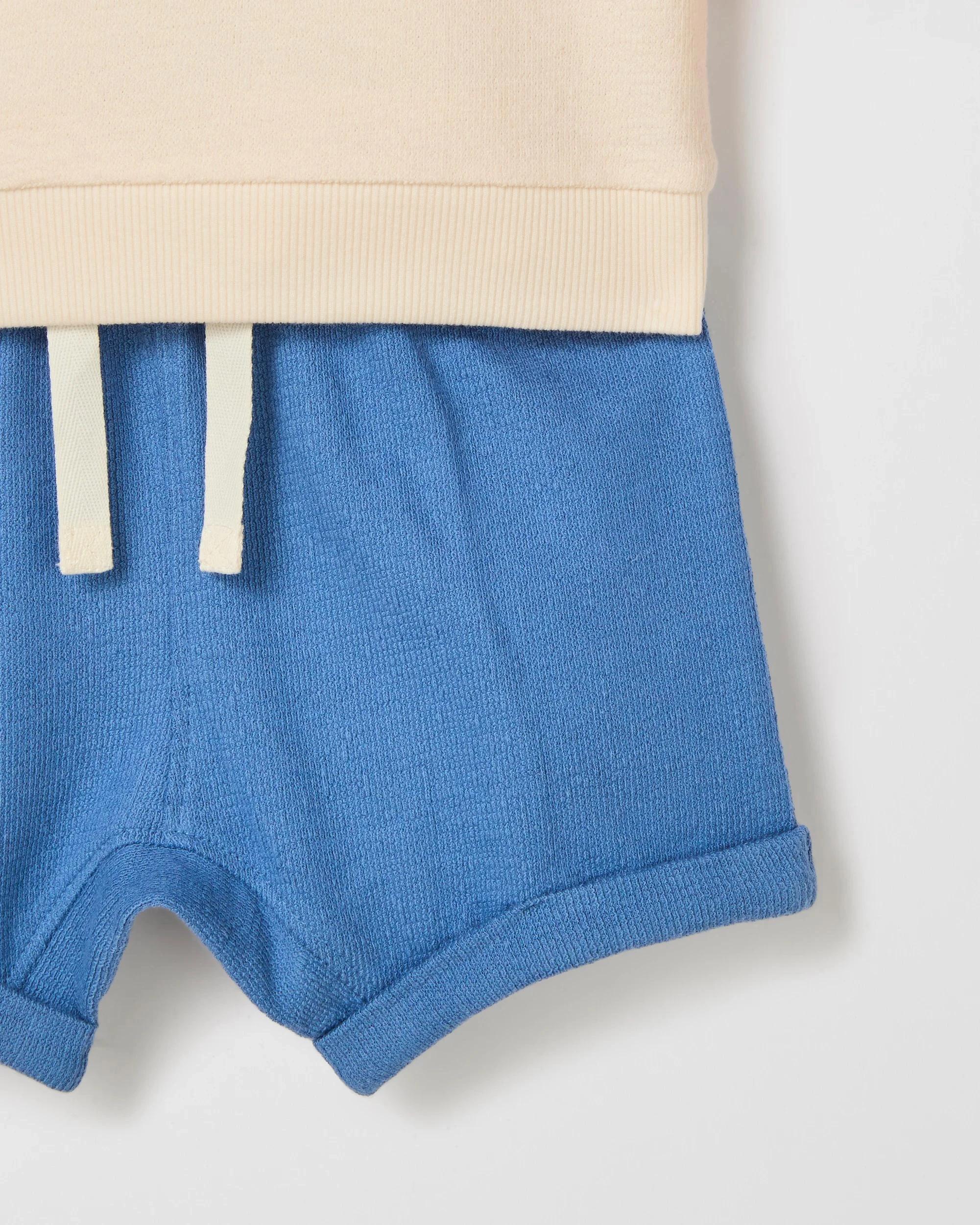 4 Target Baby Organic Cotton Baby Crew Fleece Top and Short 2 Piece Set PUPPY, 4 of 4