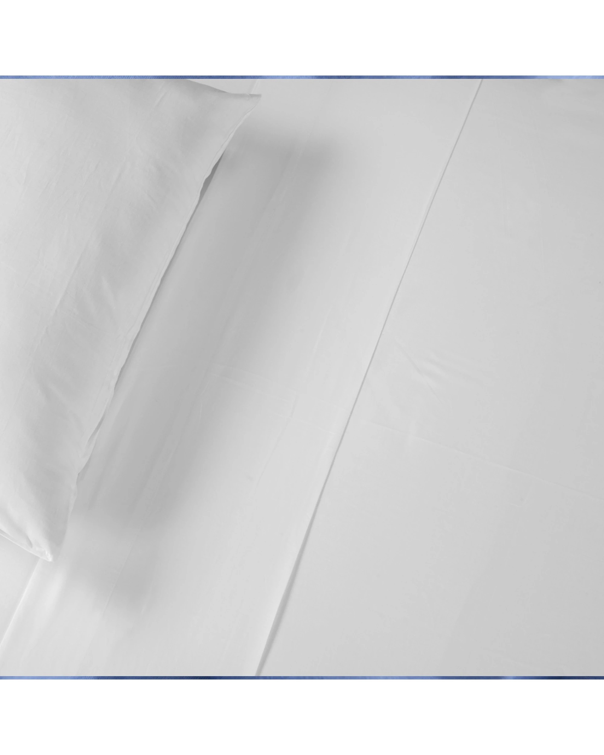 3 Jason Commercial Cotton Deluxe Fitted Sheet 183x203cm - King Bed - White, 3 of 3