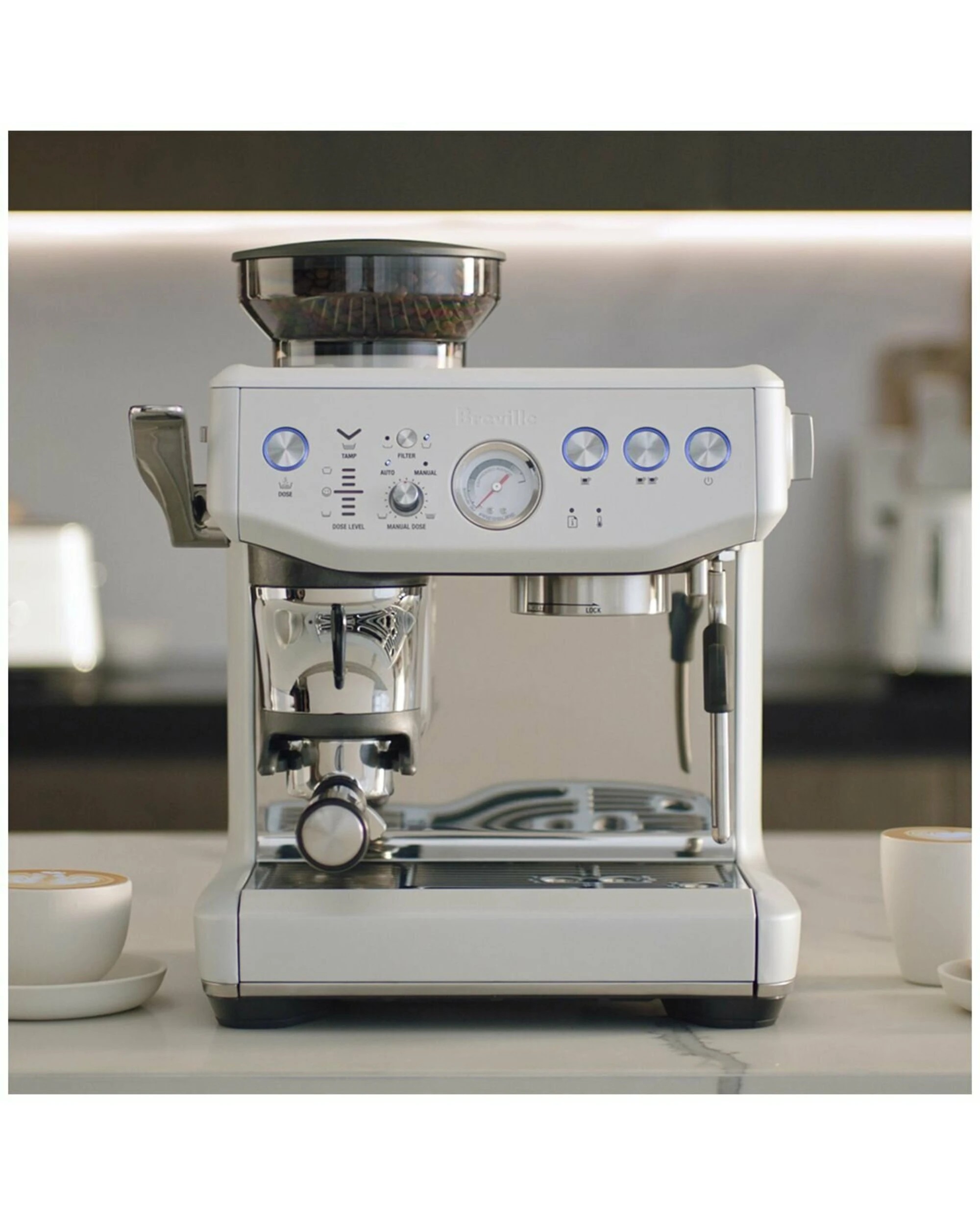 4 Breville The Barista Express Impress - Sea Salt, 4 of 4