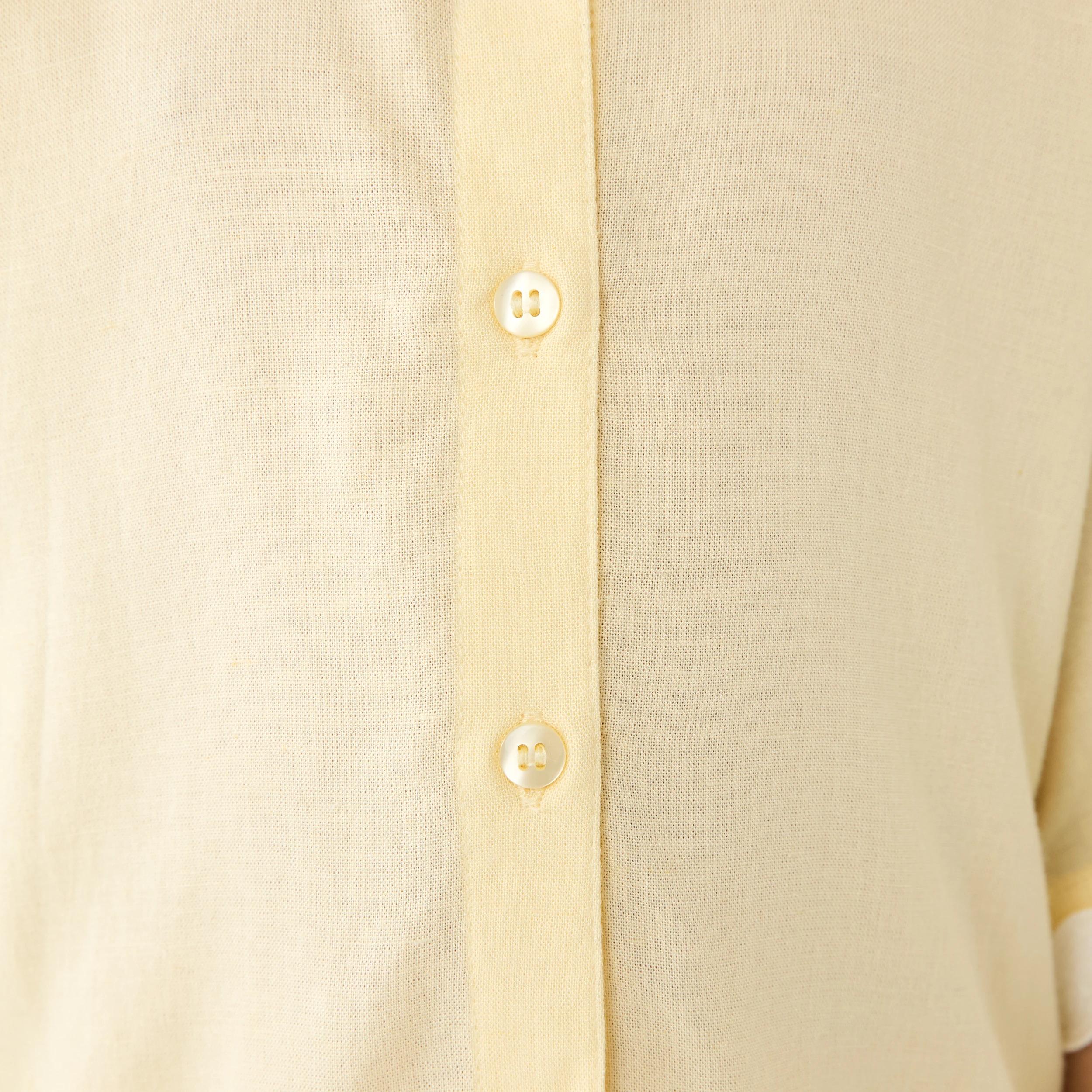 4 Oversize Woven Shirt Ylw Butter, 4 of 7