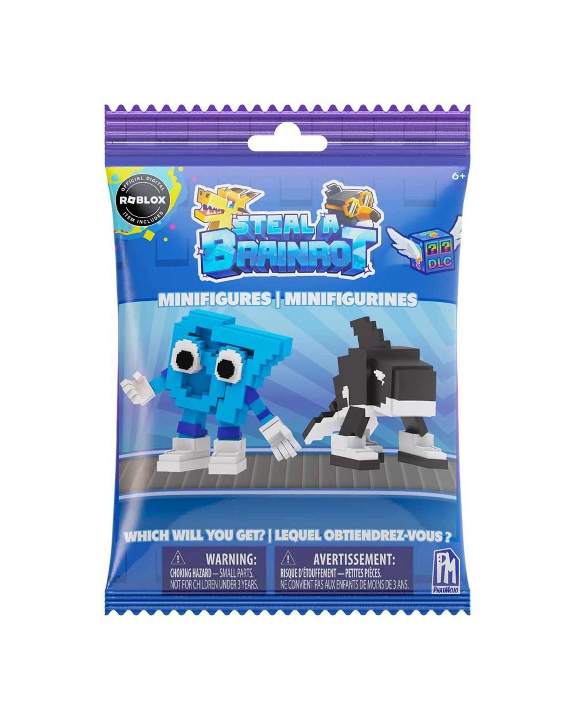 1 Roblox Steal a Brainrot Mystery Minifigures Blind Bag, 1 of 7