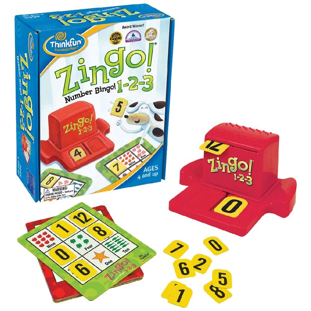 1 Thinkfun Zingo 1-2-3 Game, 1 of 1