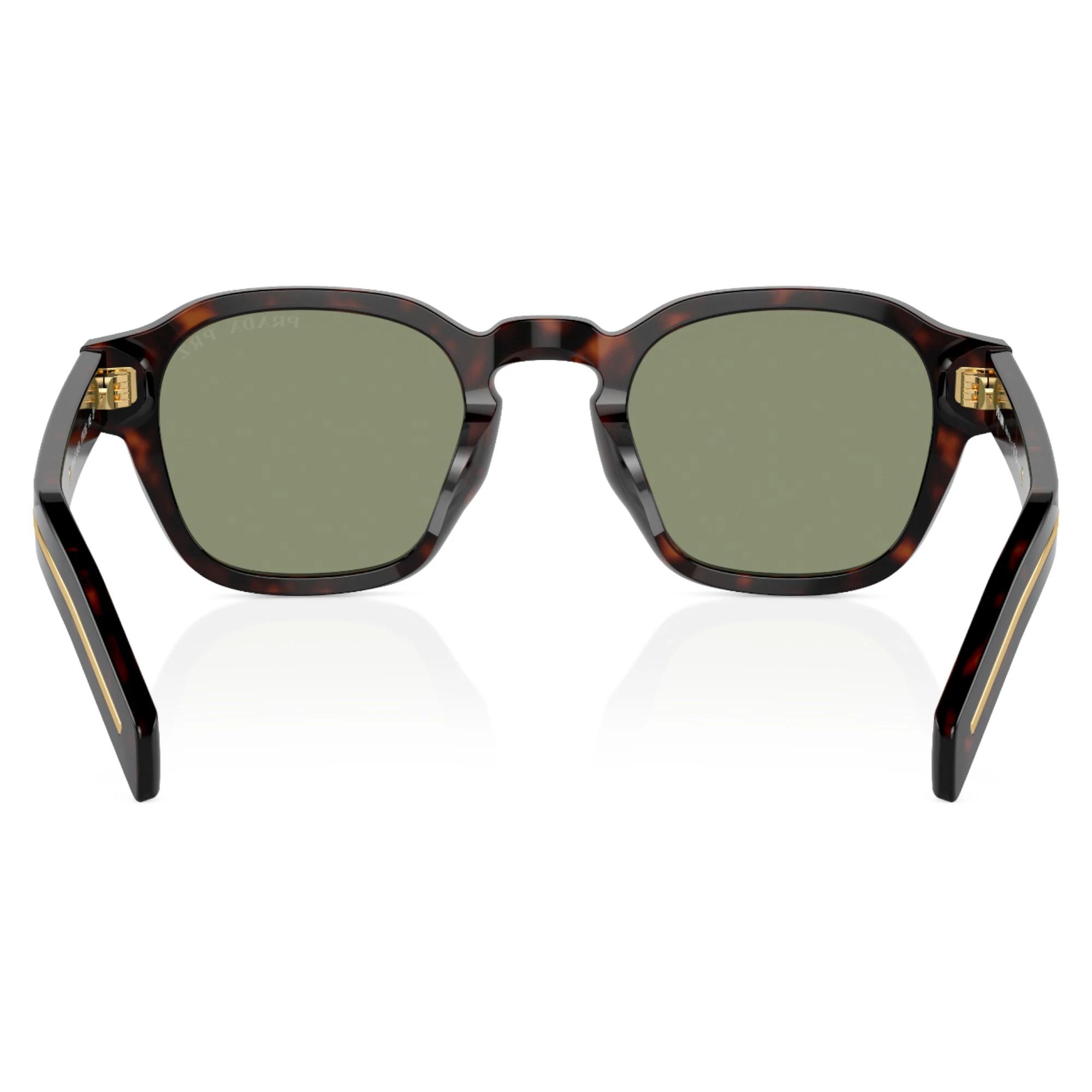 4 Prada Mens Polarised Sunglasses PRA16S Radica Tortoise/ Green Sunnies RADICA TORTOISE/GREEN, 4 of 5