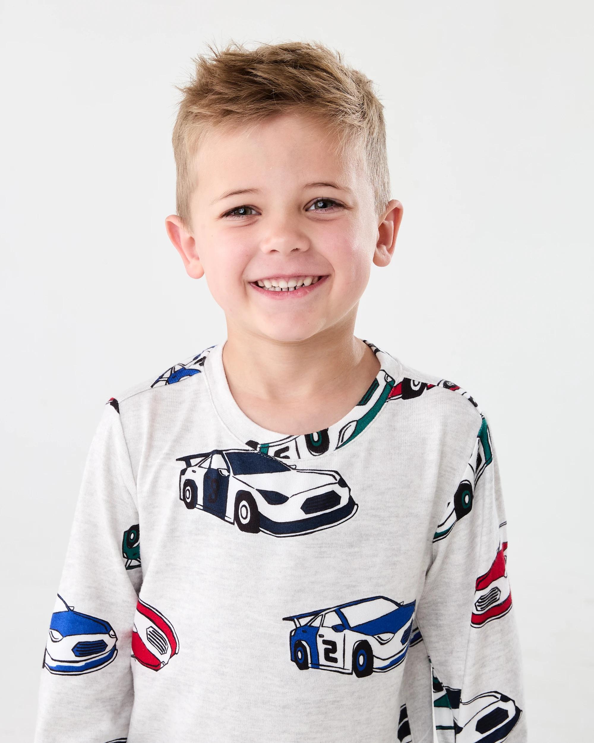 3 Hacci Pyjama Set Grey Car, 3 of 6