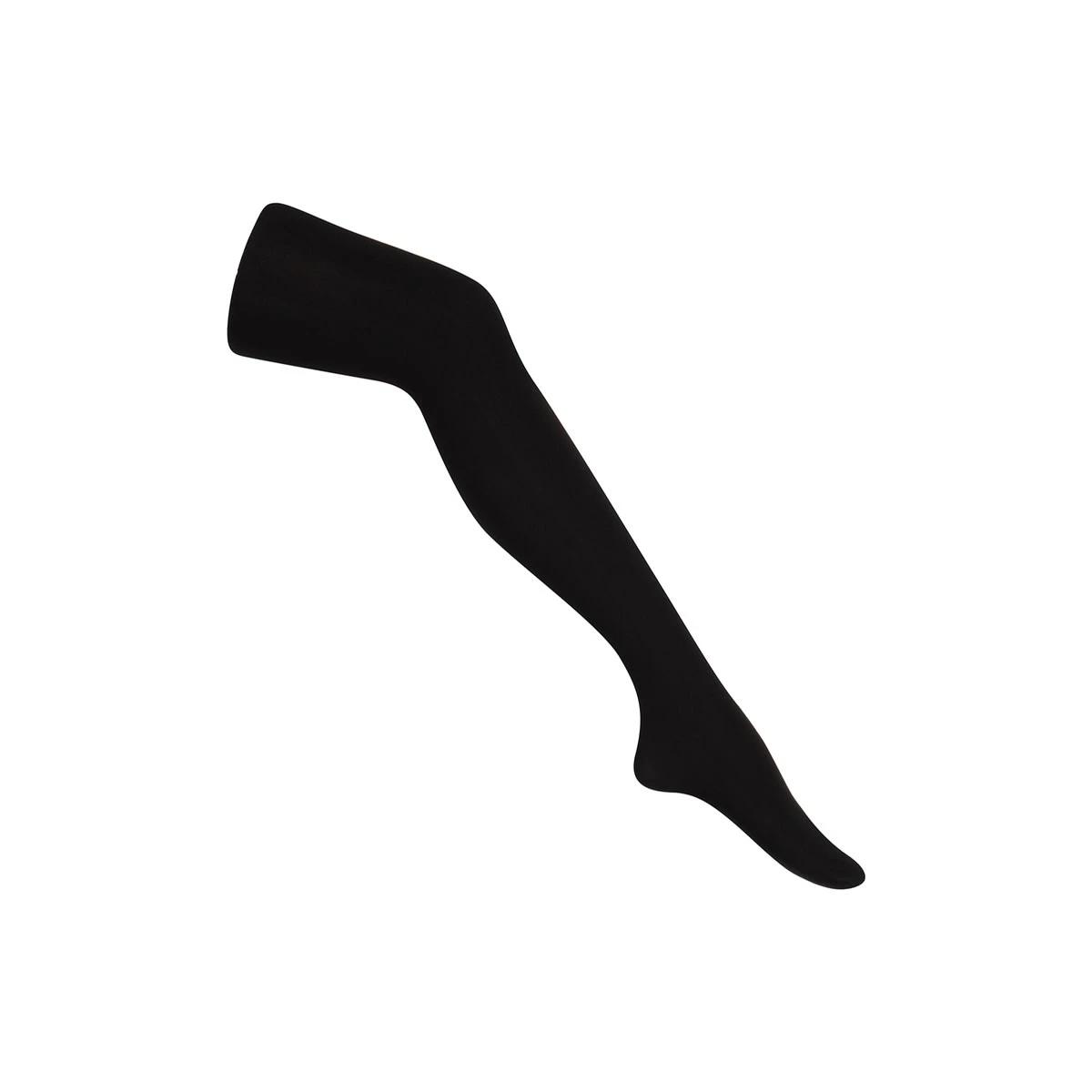2 Opaque Cotton Blend Tights BLACK, 2 of 2