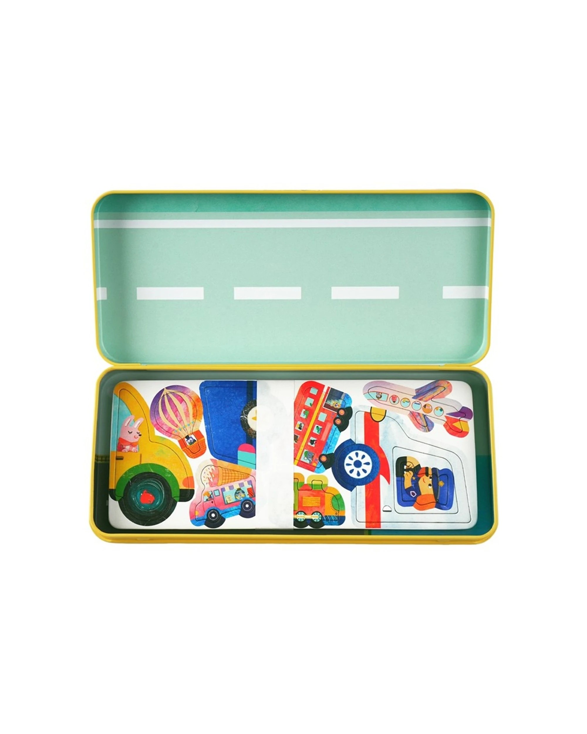 2 Mieredu Travel Magnetic Box Vehicles Kids Creative Learning Toy Set, 2 of 3
