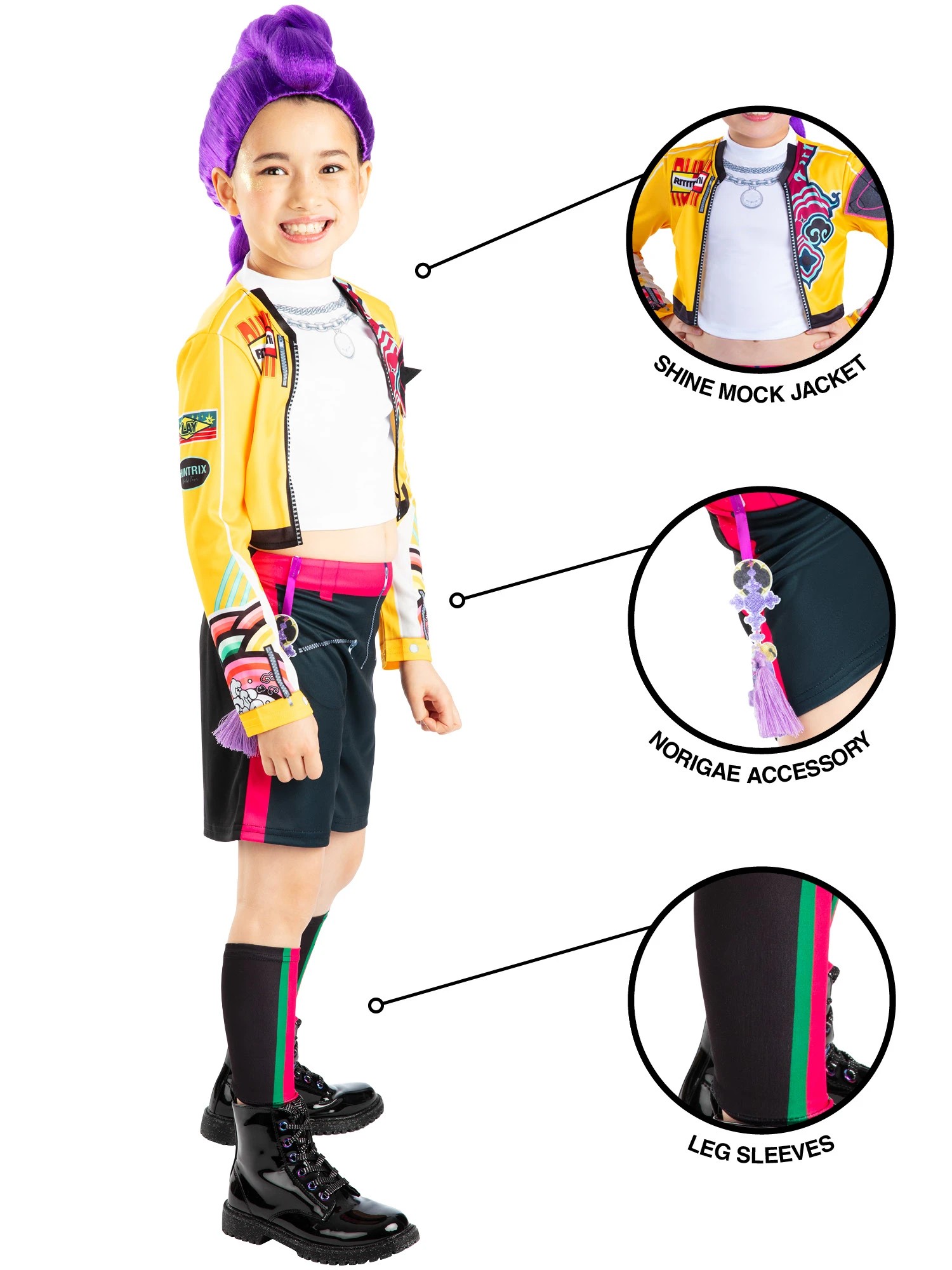 5 KPop Demon Hunters Rumi Kids Costume - Ages 9-10, 5 of 9