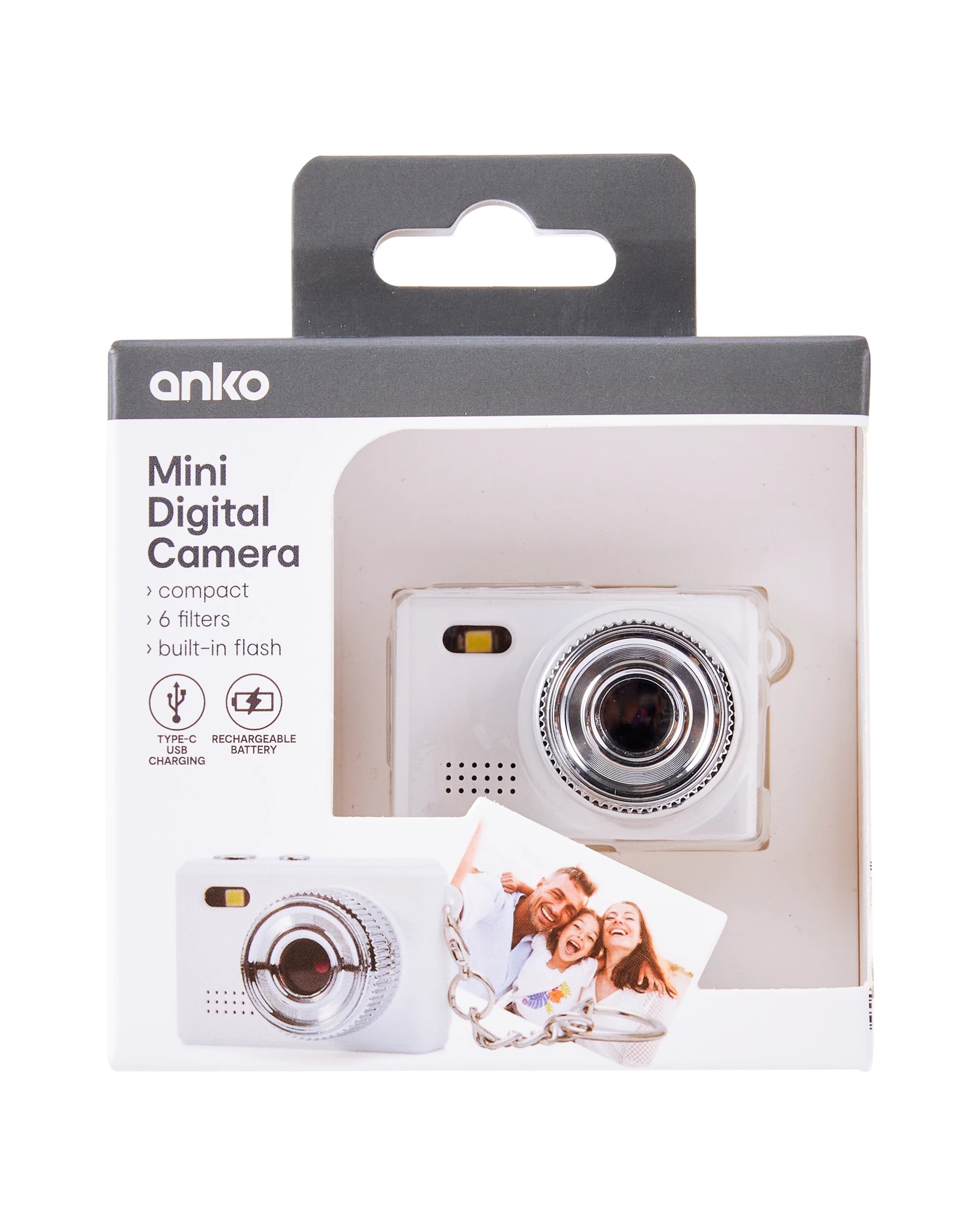 5 Mini Digital Camera - White, 5 of 6
