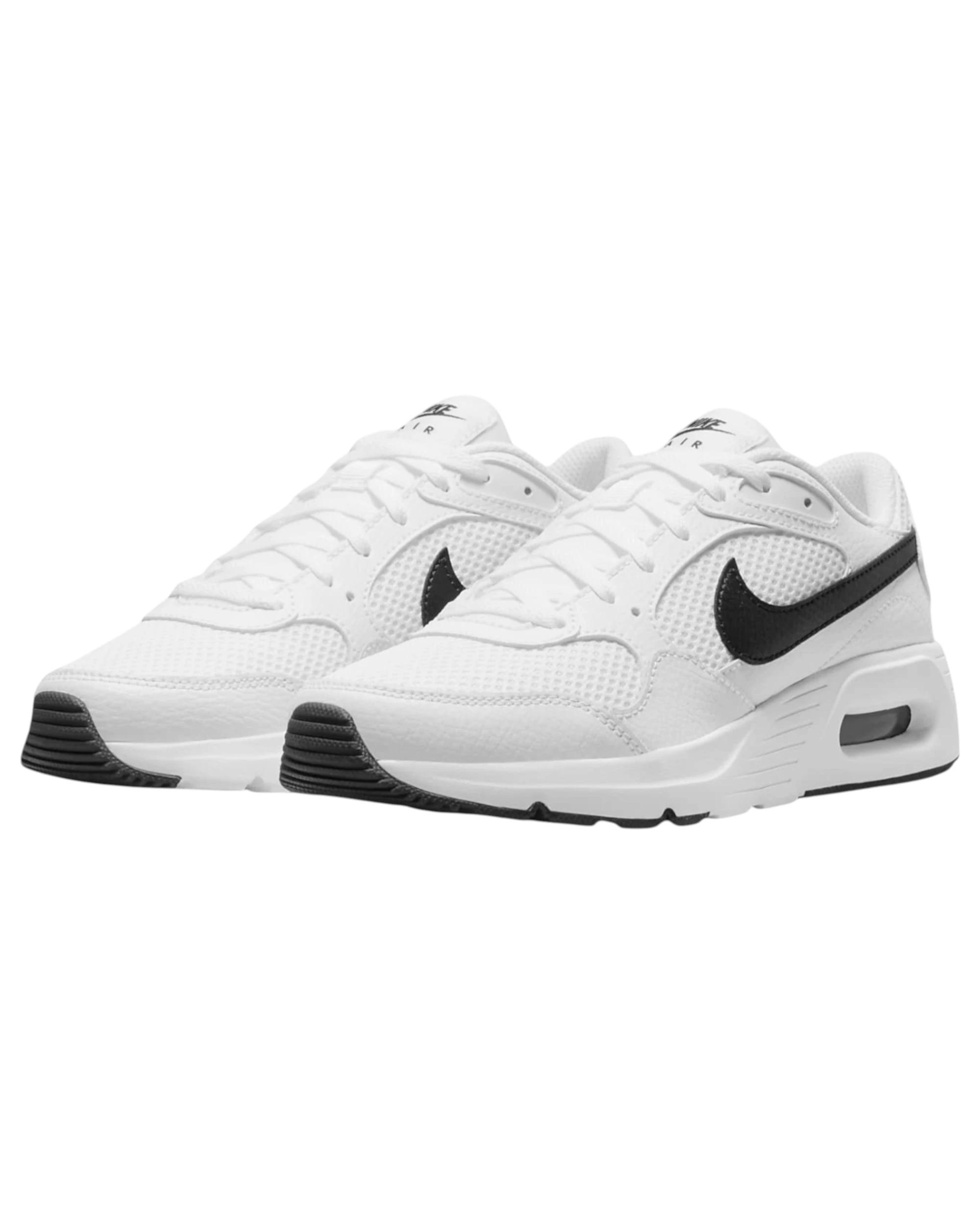 7 Nike Unisex Kids Air Max SC White/ Black Athletic Shoes WHITE/BLACK, 7 of 8
