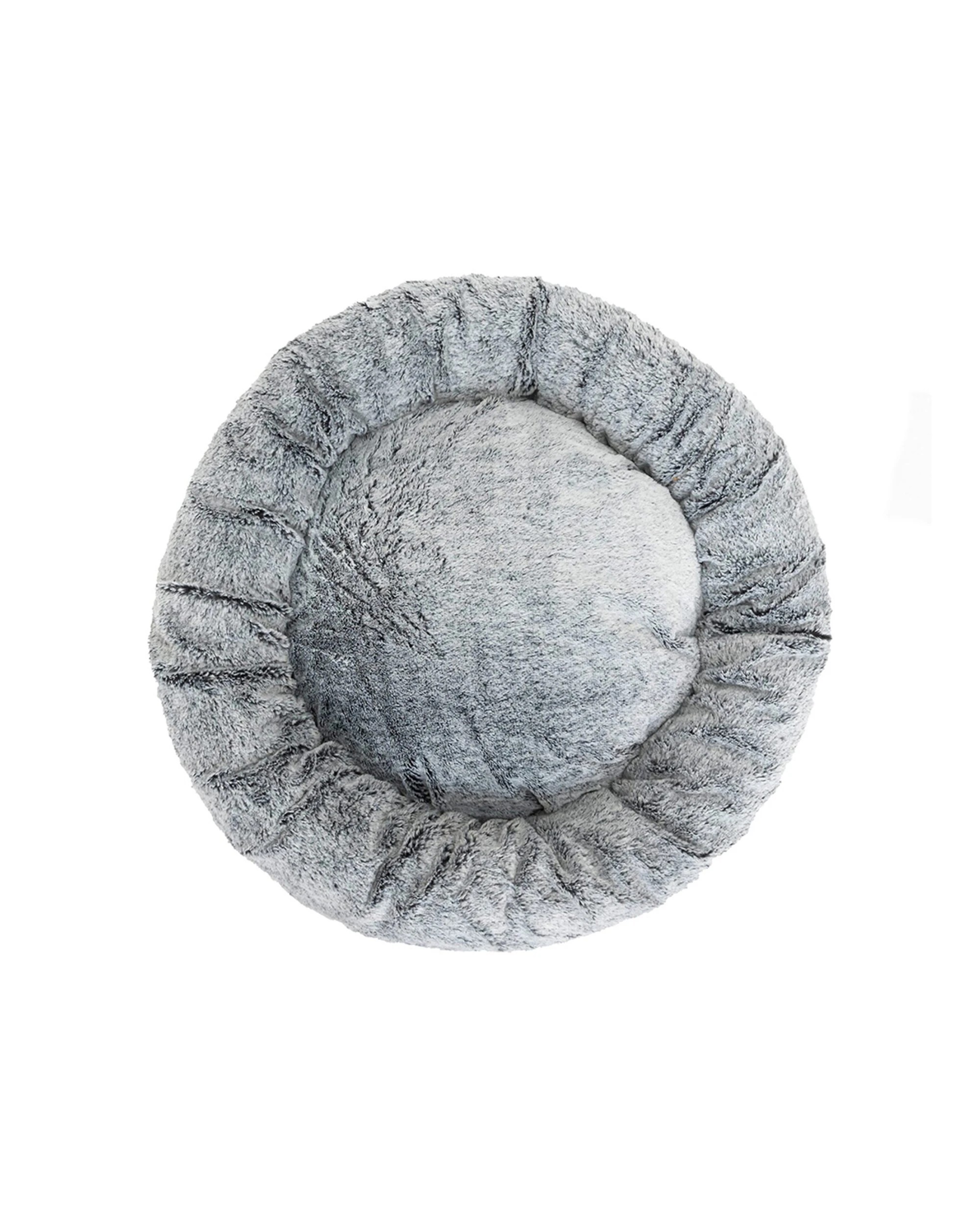 2 SUPERIOR PET GOODS Harley Dog Bed Artic Faux Fur Small 40 Cm Machine Washable - Grey, 2 of 6