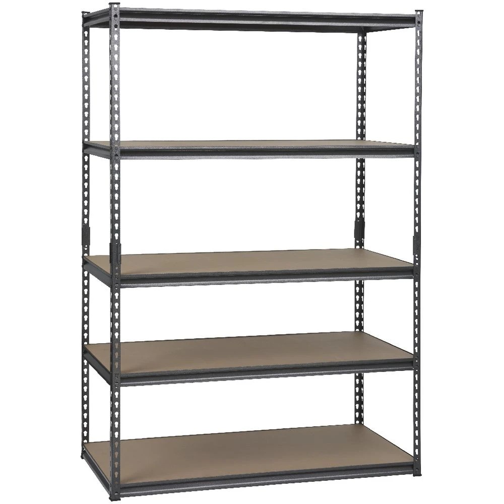 6 Heavy Duty 5 Shelf Storage Unit 1220 x 610 x 1830mm Shelves Home Office Storage, 6 of 10