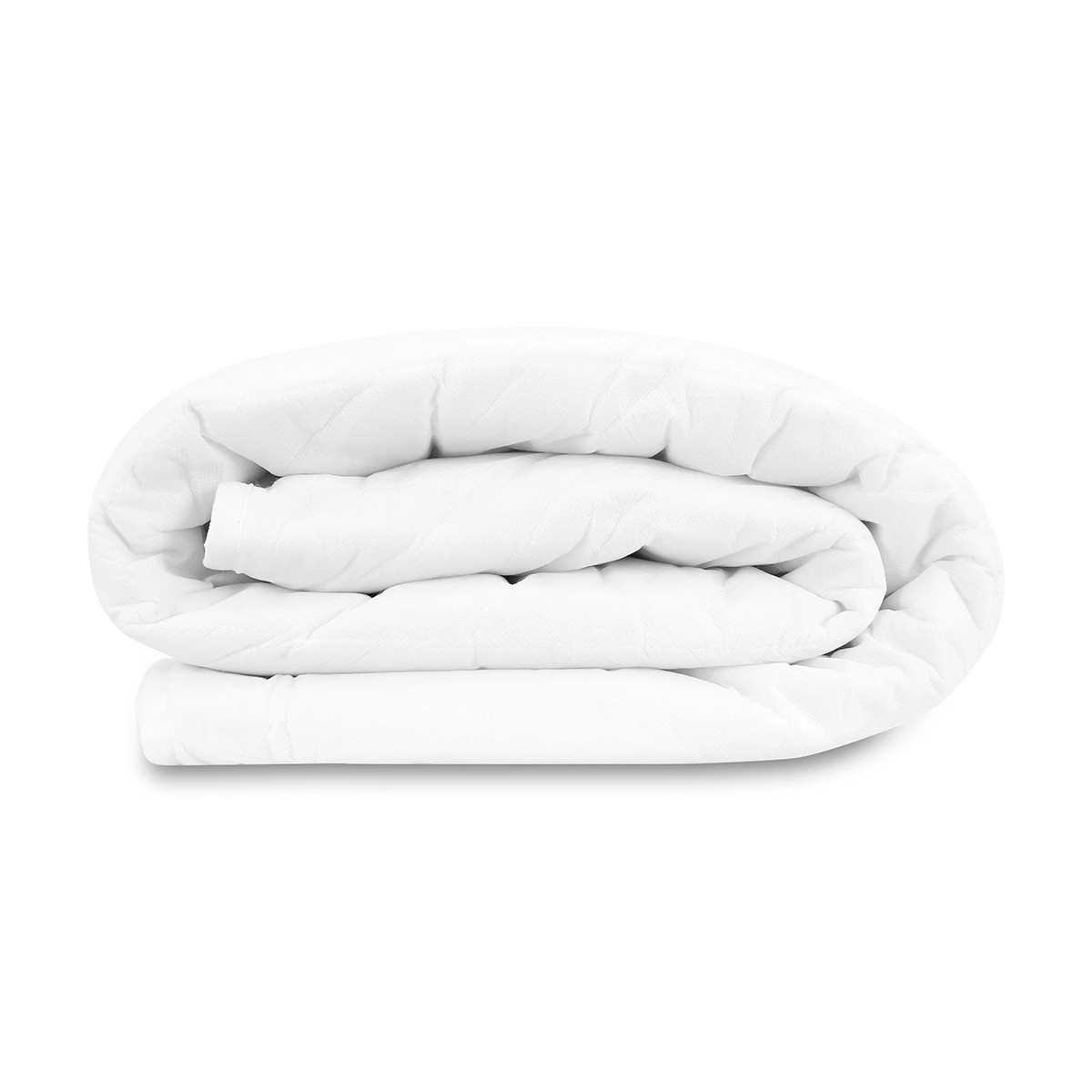 2 Low Warmth Washable Polyester Quilt - Single Bed, White, 2 of 3