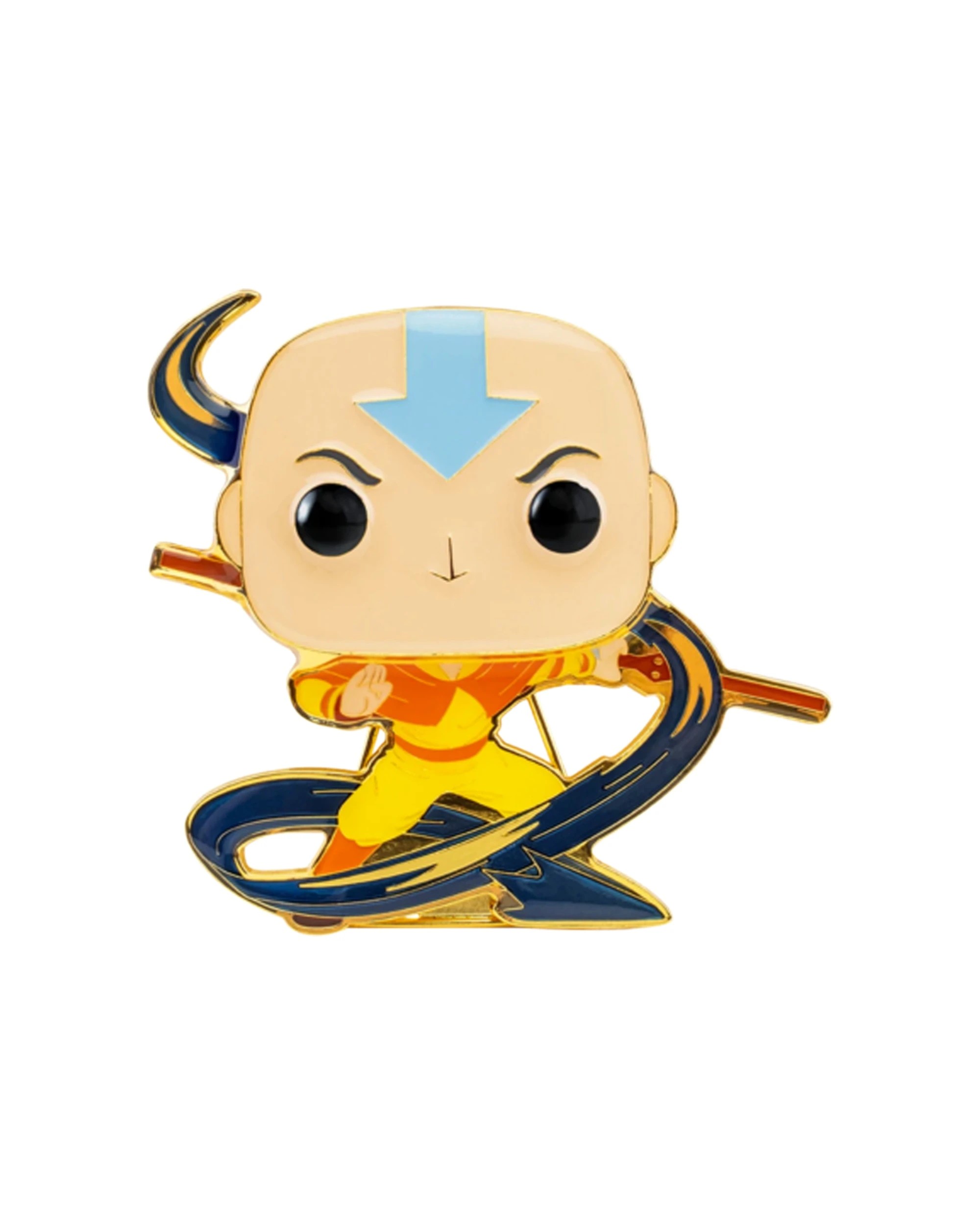 1 Pop Enamel Pin Aang Enamel Pin Avatar Pin 10cm Pin Collectible Pin Window Box - Multi, 1 of 3
