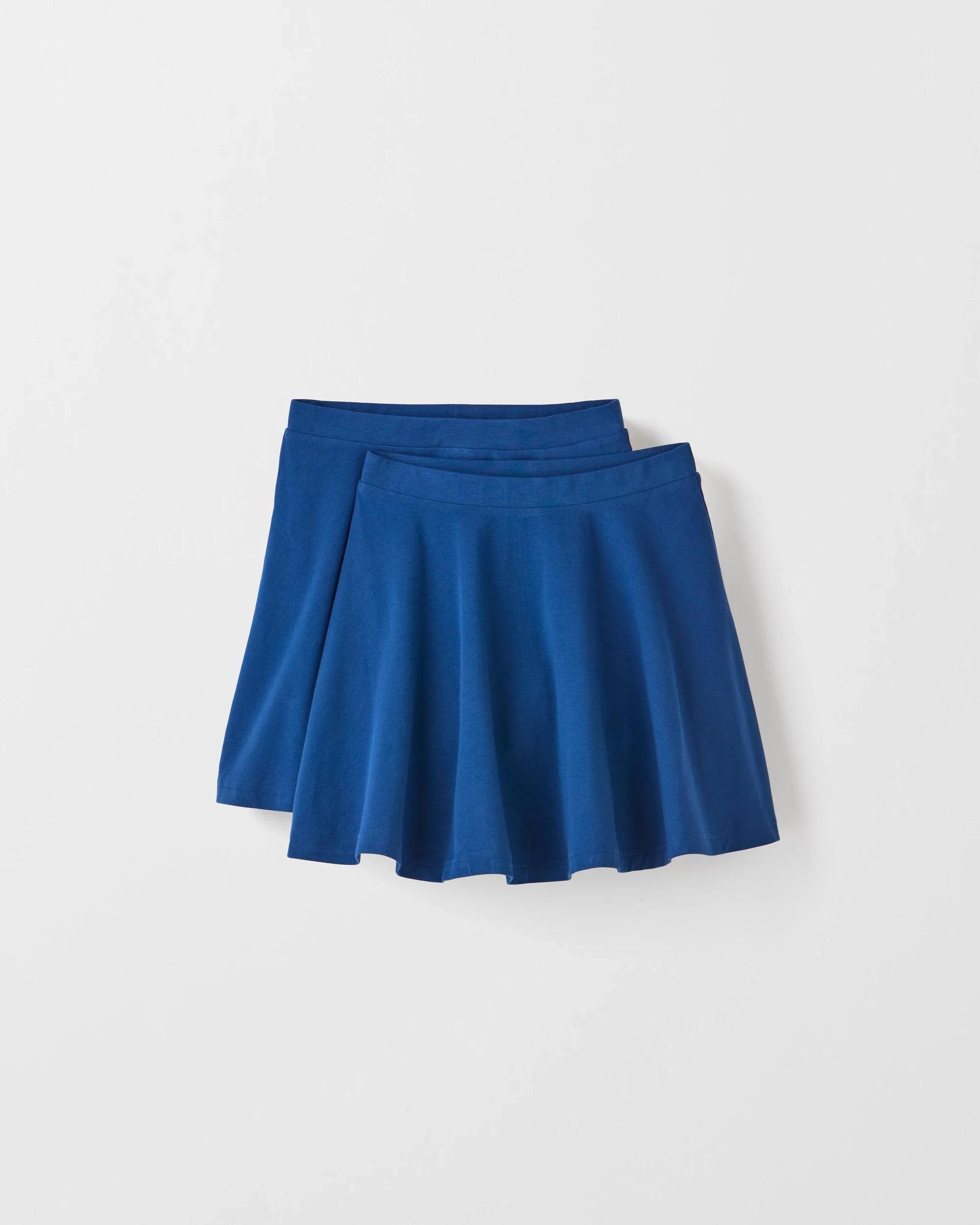 1 Target Kids Australian Cotton 2 Pack Knit Skort ROYAL BLUE, 1 of 6