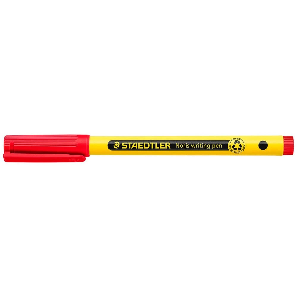 1 Staedtler Noris Writing Pen Red, 1 of 2