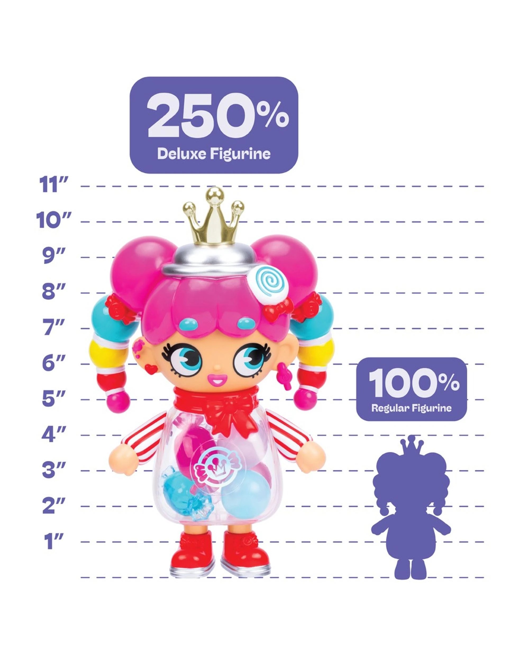 8 XOX Kweenie Quirky Kweens Series Deluxe Kween of Suga Figurine, 8 of 9