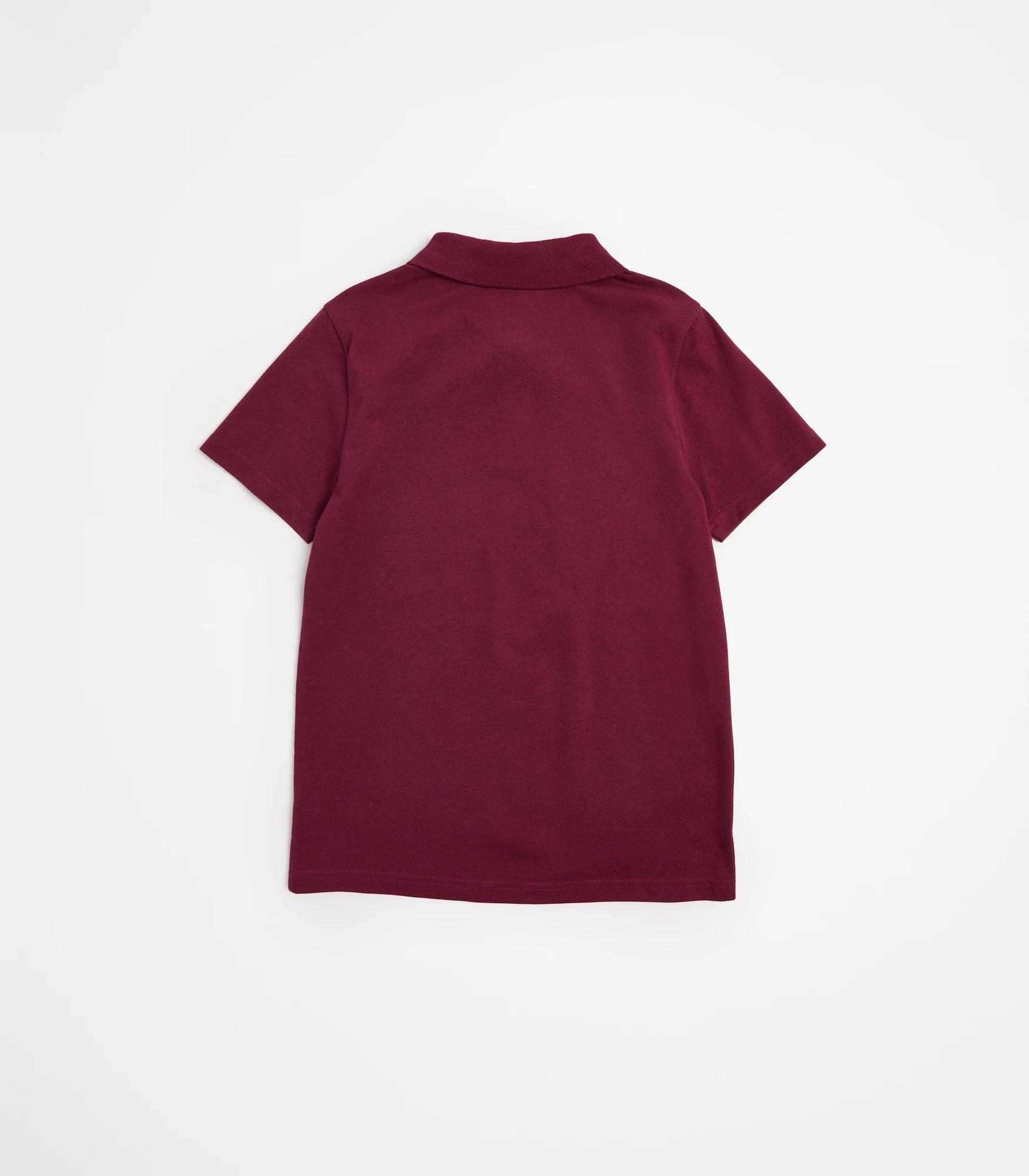 3 Target School Polo T-shirt BURGUNDY, 3 of 5