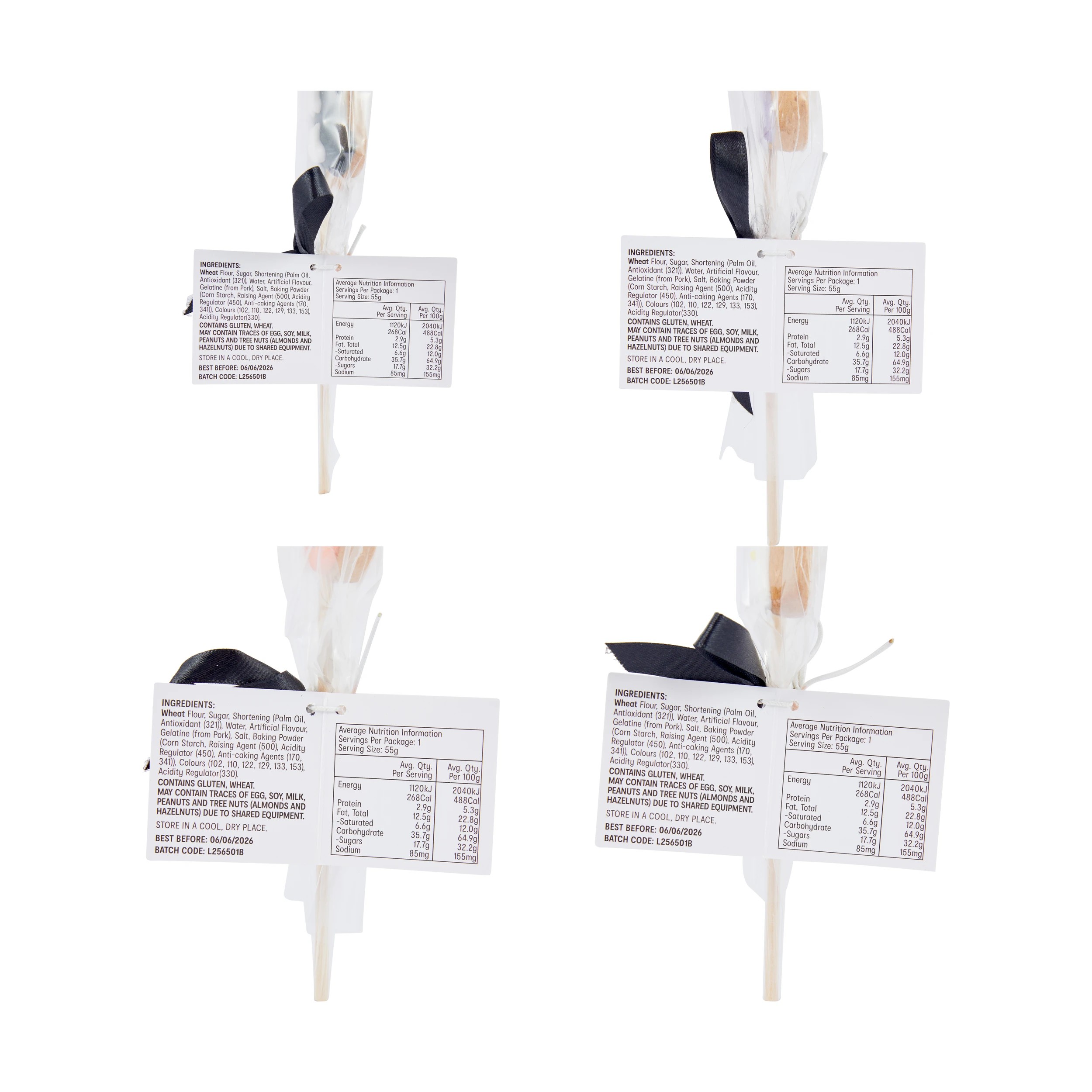 3 Halloween Cookie Kabob 55g - Assorted, 3 of 4