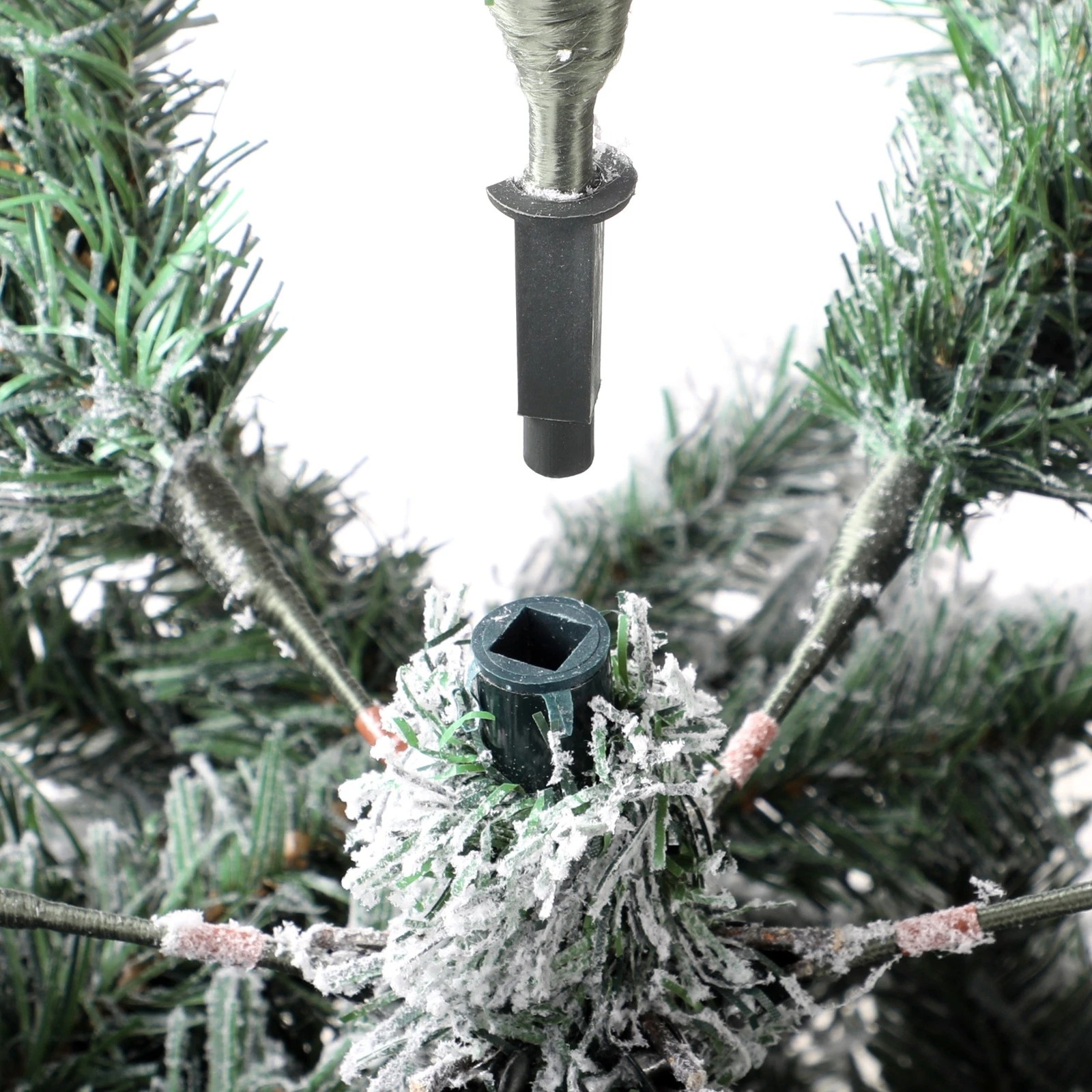 5 Tinseltown Christmas Tree 1.8M 6FT Xmas Trees Decor Snow Flocked 600 Tips - White, 5 of 8