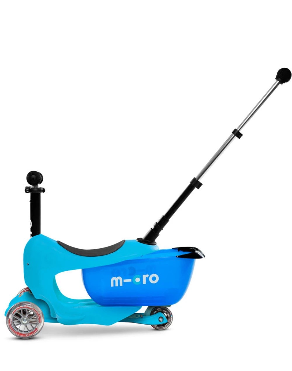 2 Micro Mini2Go Deluxe Plus 3 Wheel Scooter - Blue, 2 of 5