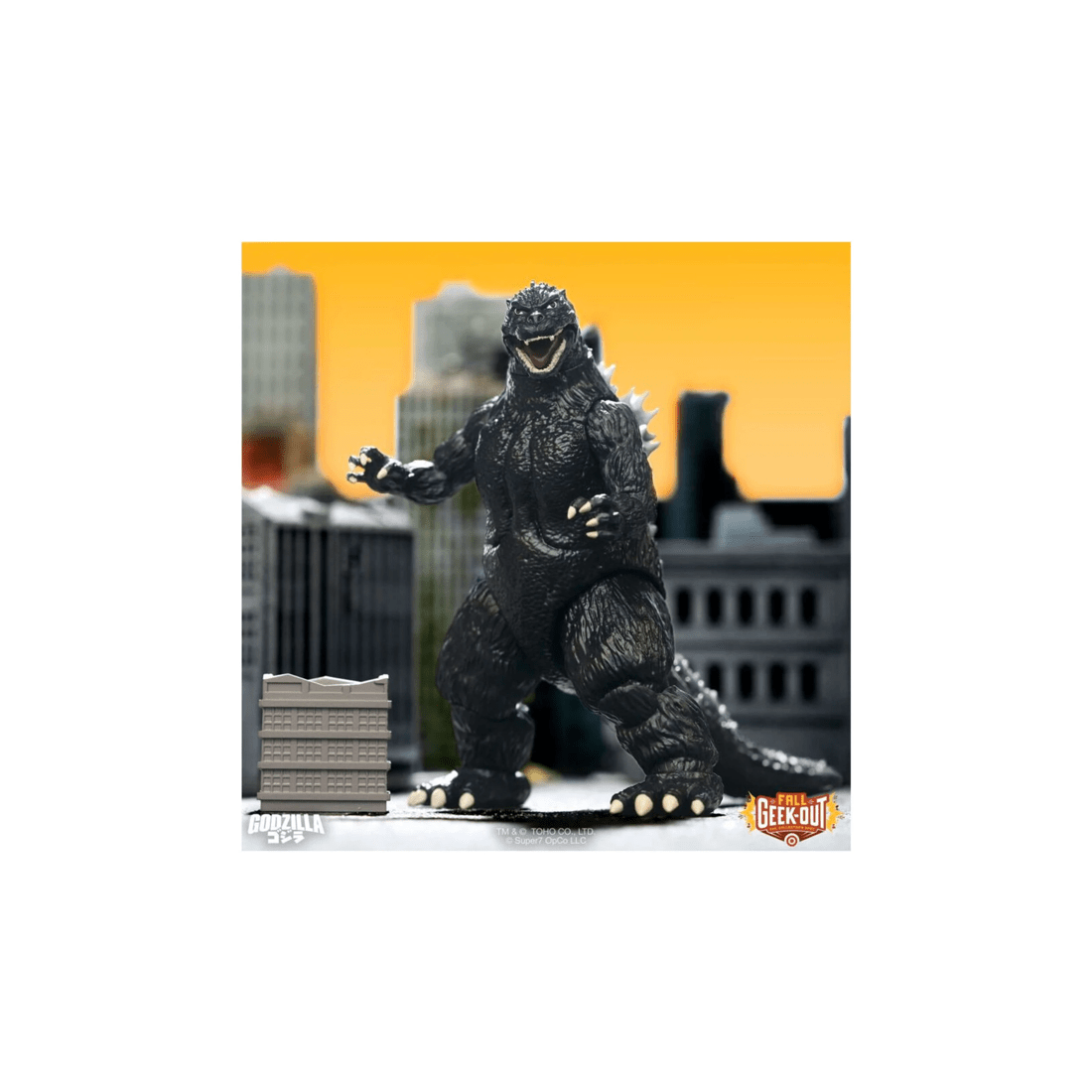 2 Godzilla Super7 Godzilla 1989 Super Kaiju Wave 01 Action Figure 5.5in
 - black, 2 of 7
