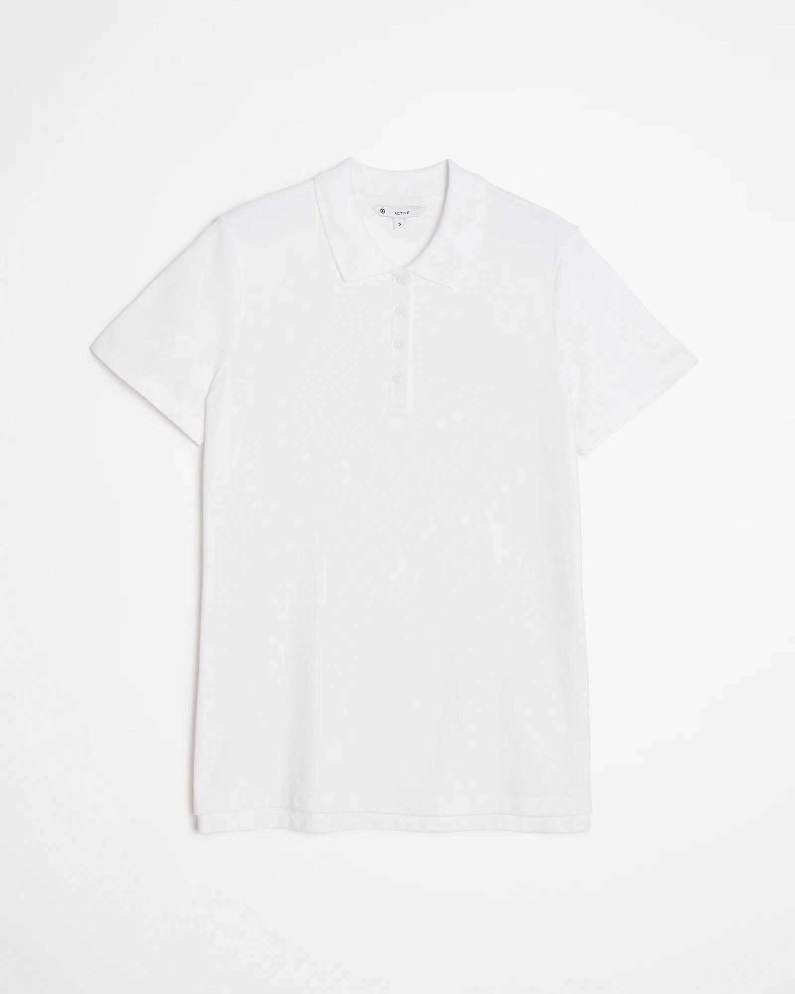 5 Target Active Pique Polo T-Shirt WHITE, 5 of 6