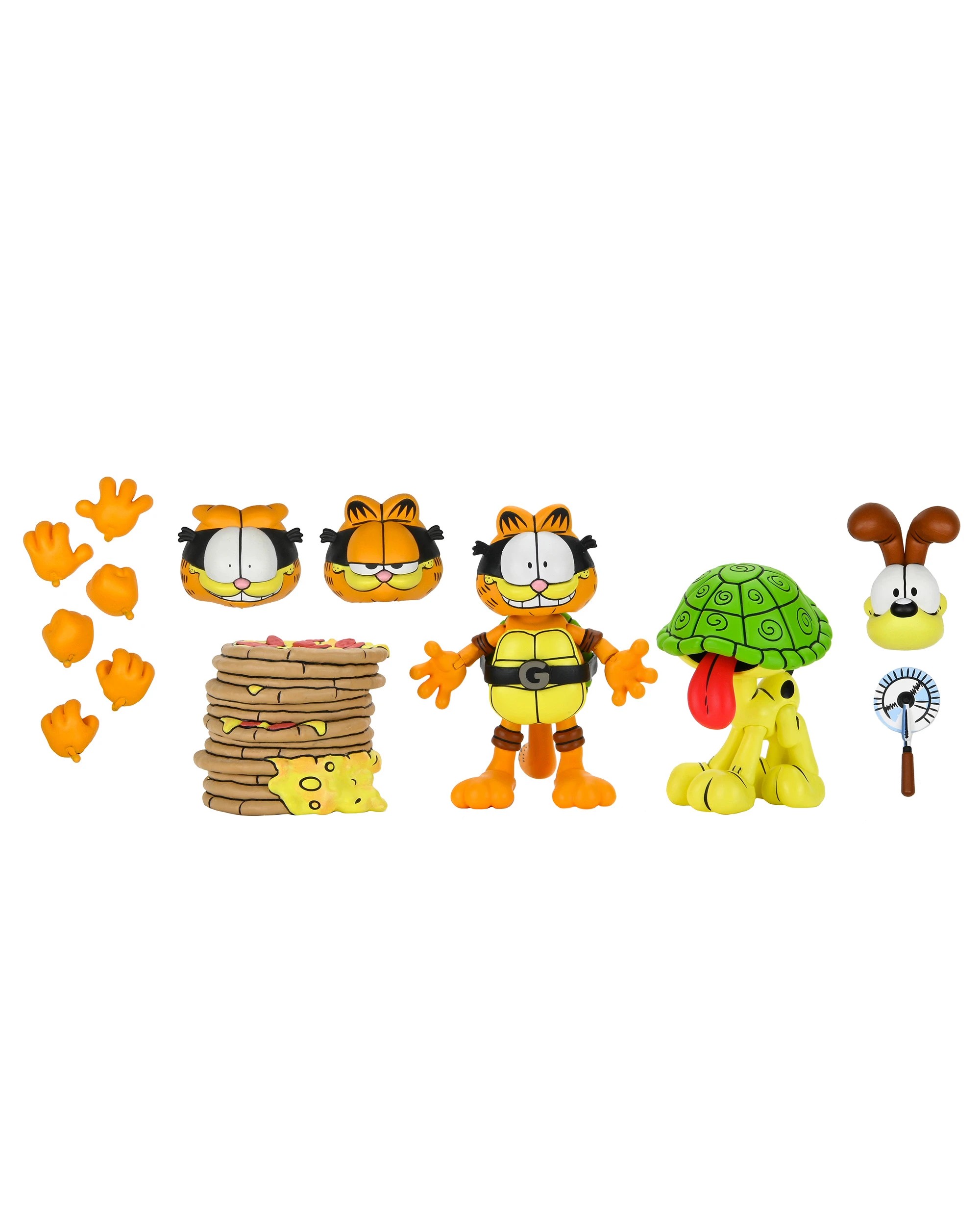 1 NECA TMNT x Garfield 7 - Inch Action Figures - Orange, 1 of 7