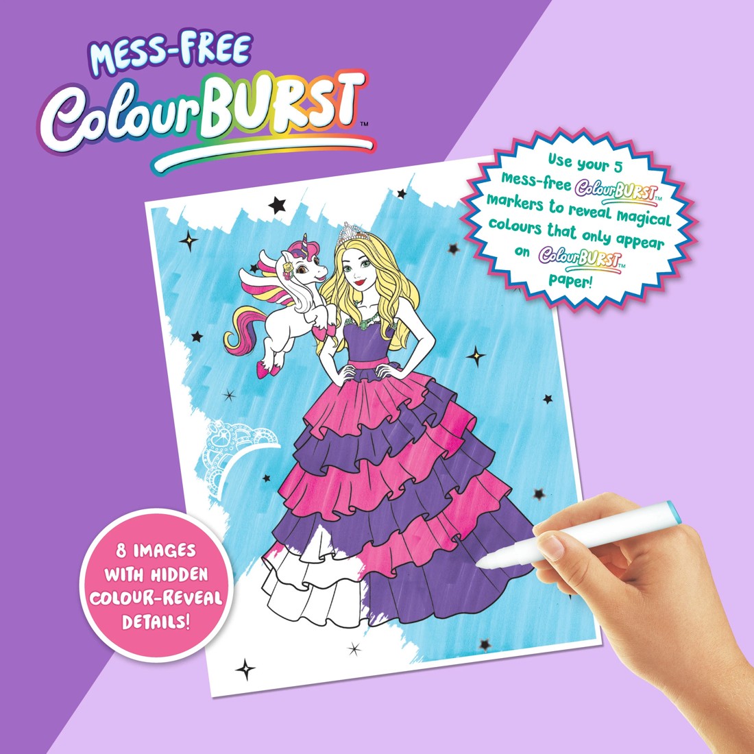 4 INKredibles Mess-Free ColourBurst Barbie Activity Kit - Book, 4 of 6