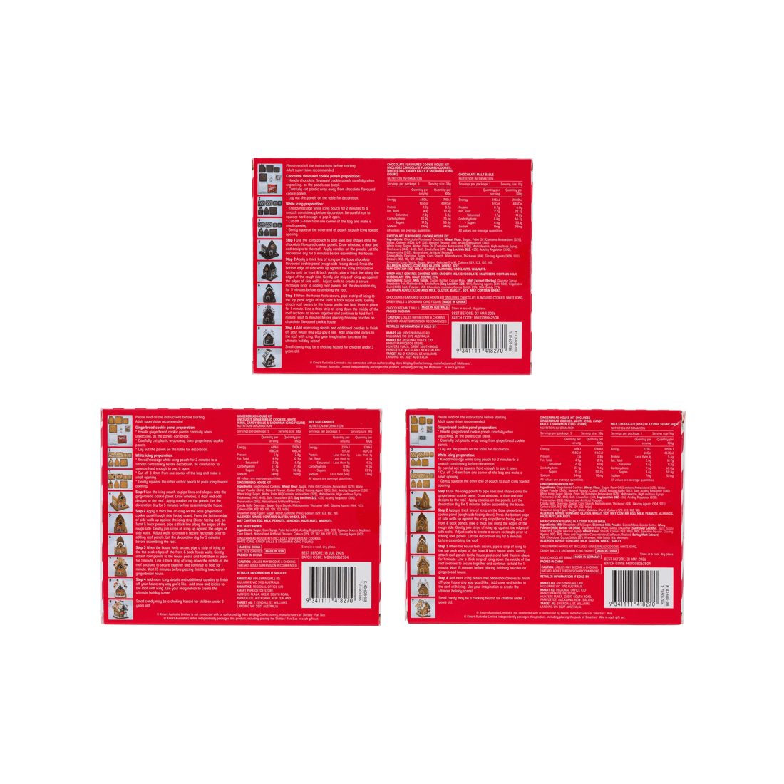 10 Build Your Own Candy Cabin - Assorted, 10 of 10