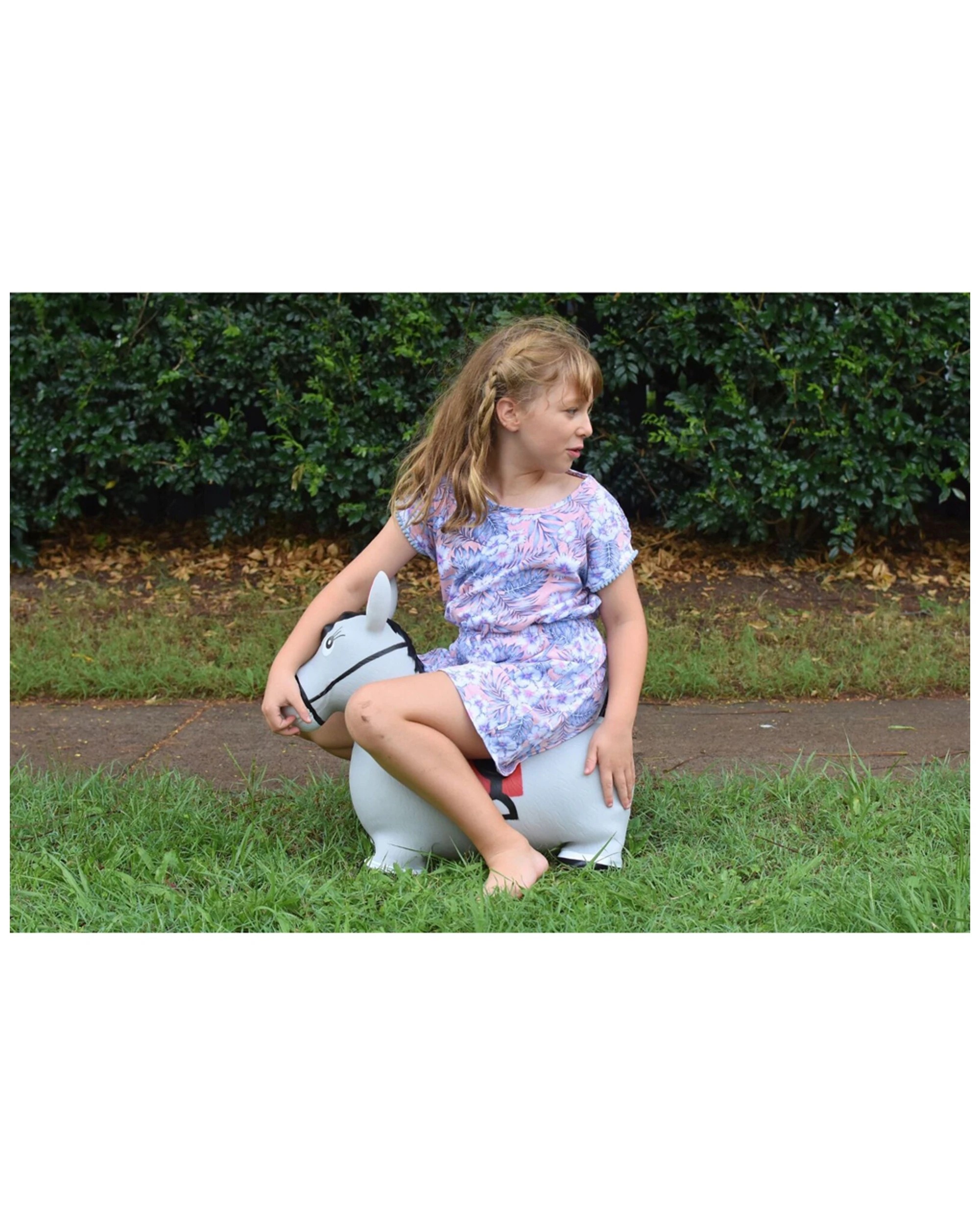 2 Kaper Kidz Bouncy Rider Granite The Horse Ride On Bouncer Toy Kids 12m+. - Grey, 2 of 8