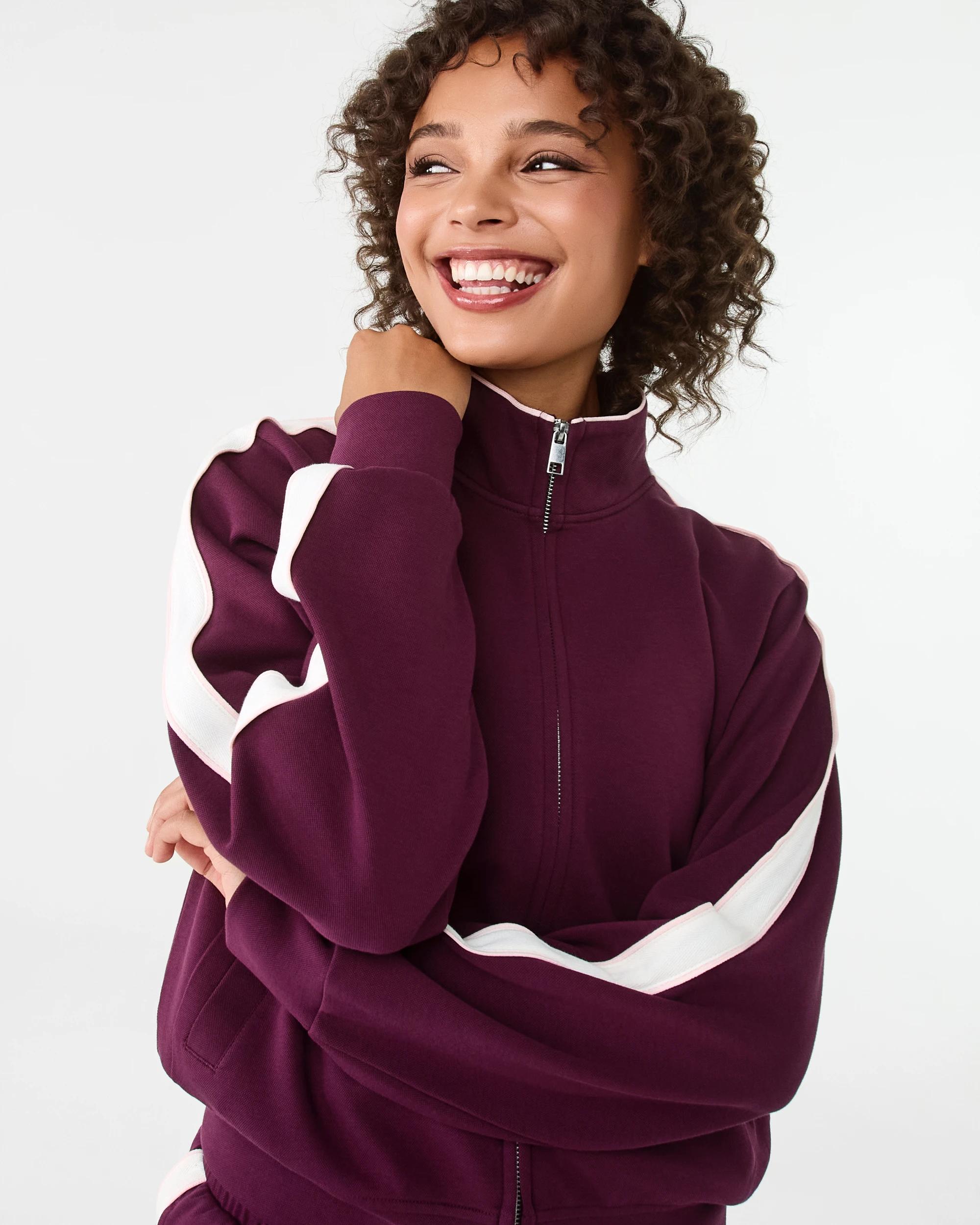 5 Active Womens Retro Zip Through Royal Burg, 5 of 10