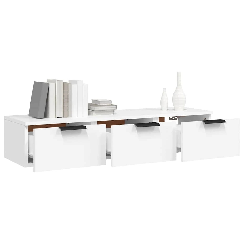 4 vidaXL Wall Cabinet with Ample Storage Ample Storage - White, 4 of 9