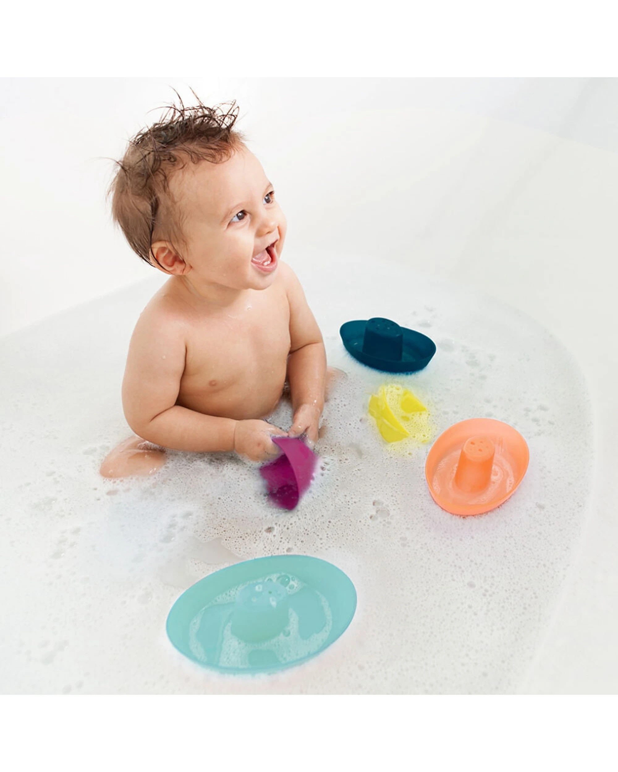 4 Boon 5pc Fleet Stacking Boats Cup Set - Multi, 4 of 5