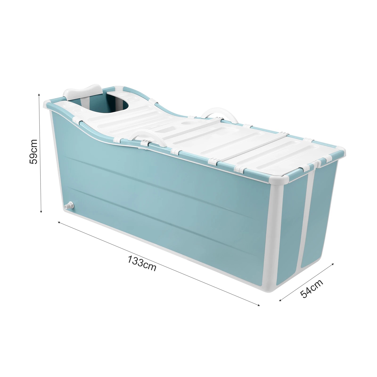 1 Ausway Large Bath Tub Soaking Water Bathtub Spa - Multi, 1 of 7