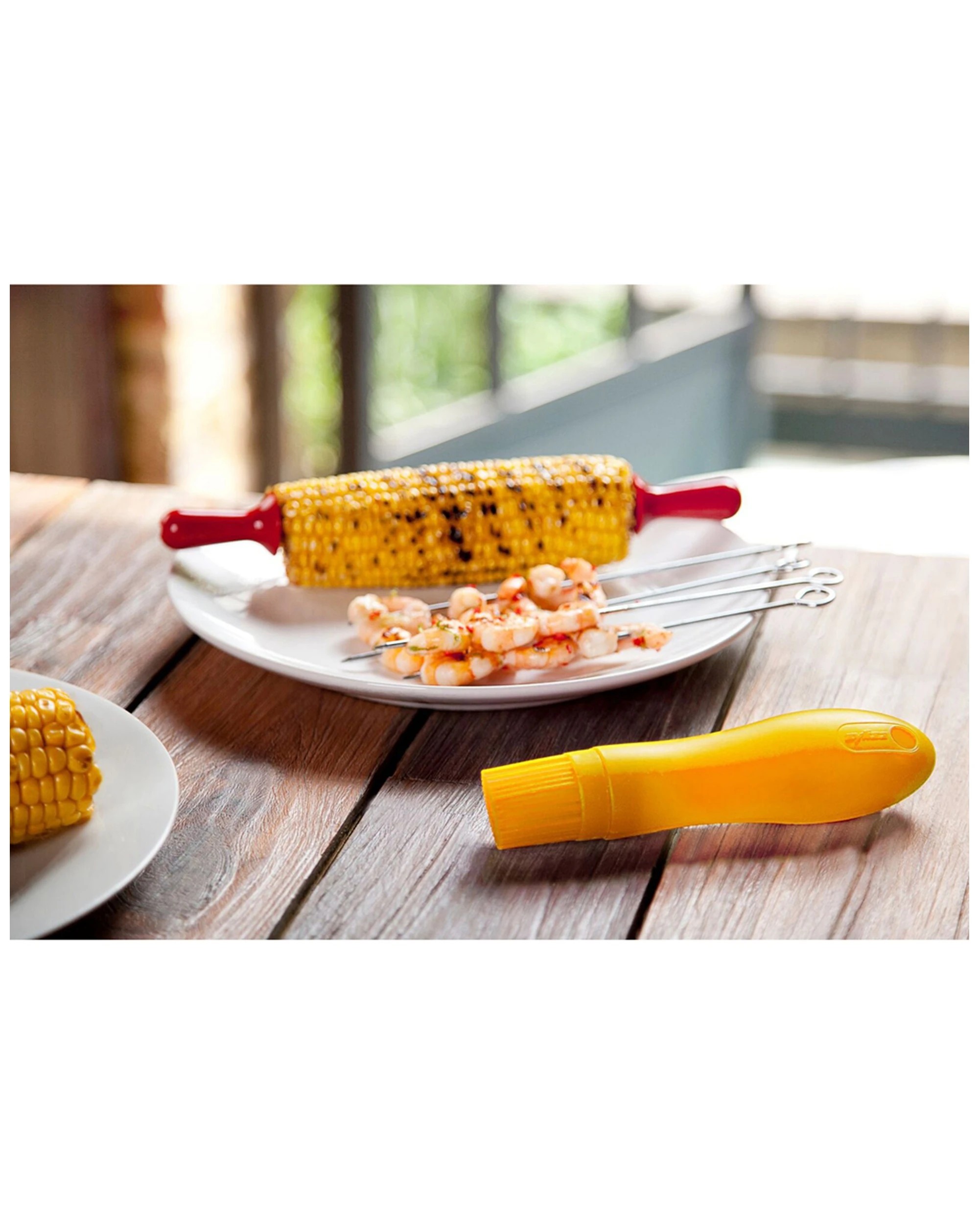 5 Zyliss 2-Piece Stainless Steel Interlocking Corn Holders - Silver, 5 of 5