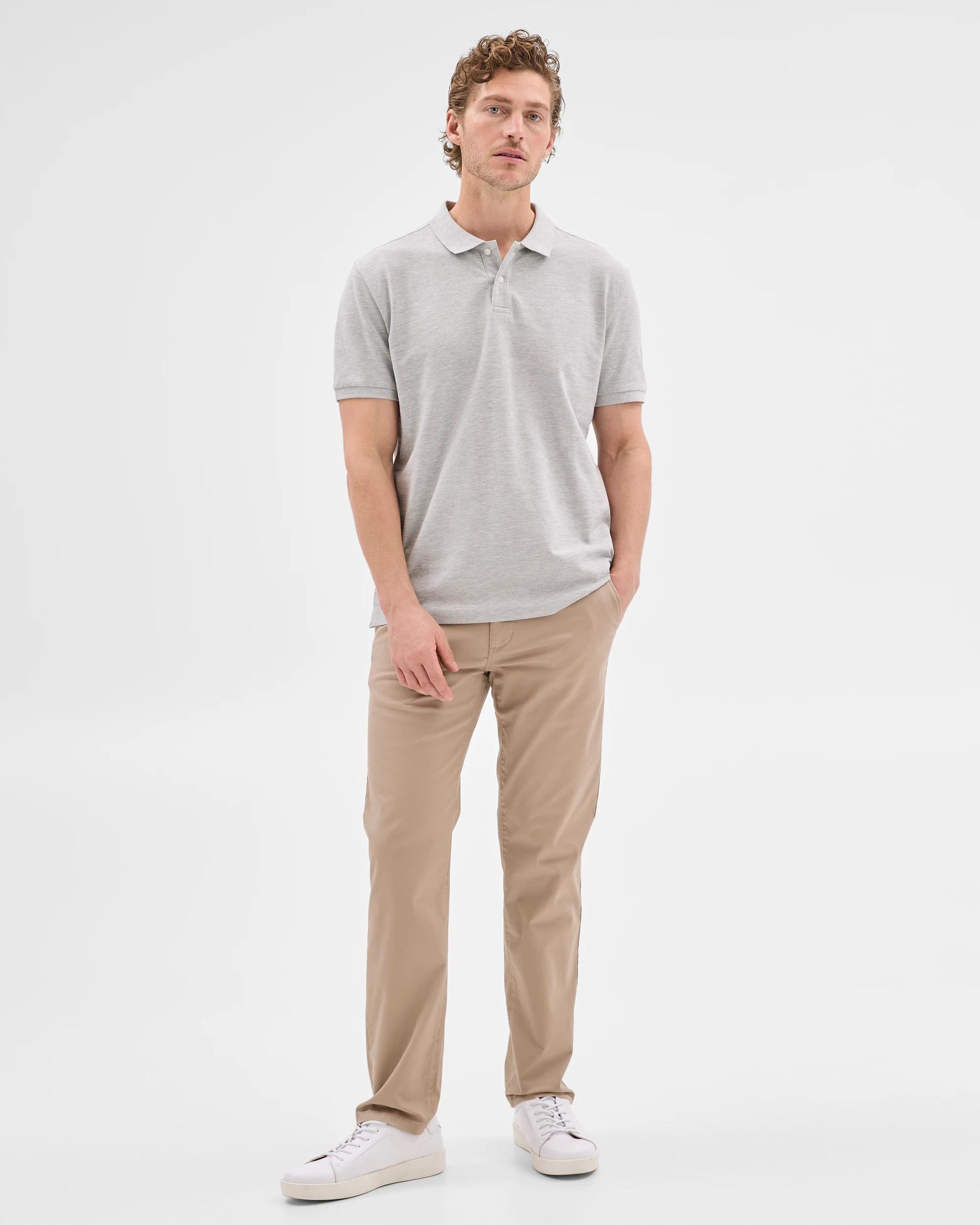 1 Target Australian Cotton Rich Straight Chino Pants SAND, 1 of 5