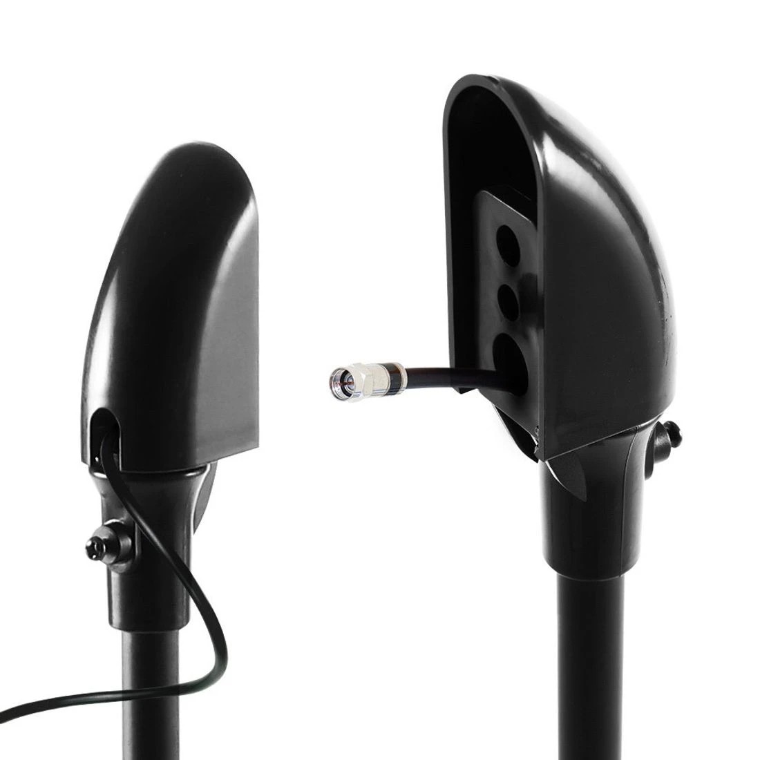 3 Alpha Speaker Stand 75-112cm Adjustable Height Surround Sound Studio Home 2pcs - Black, 3 of 7