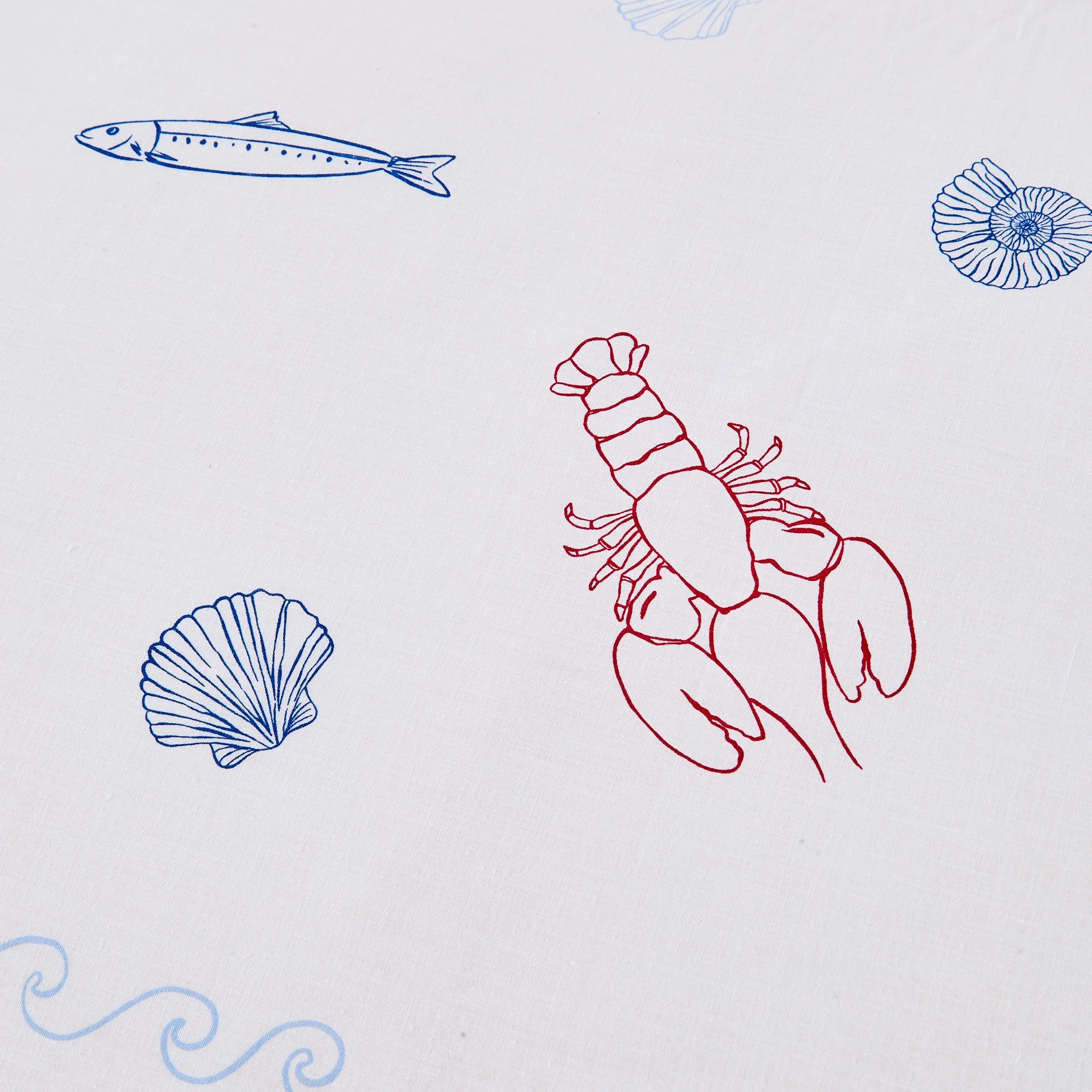 7 Sardine Summer Cotton Rich Reversible Quilt Cover Set - Queen Bed, 7 of 7