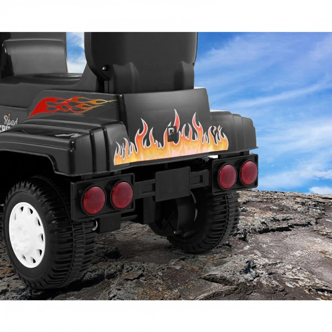 3 Rigo Kids Electric Ride On Car Truck Motorcycle Motorbike Toy Cars 6V - Black, 3 of 5